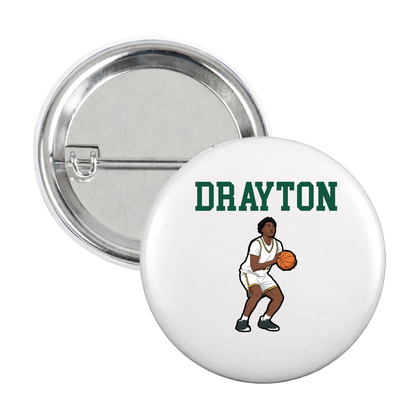 Game Day Button — Shirsey in White