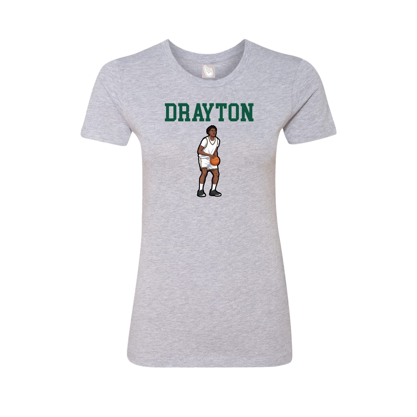 Fitted Women's Tee — Shirsey in Grey