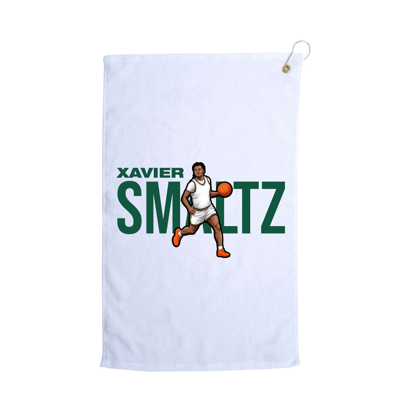 Golf Towel — Player Name in White