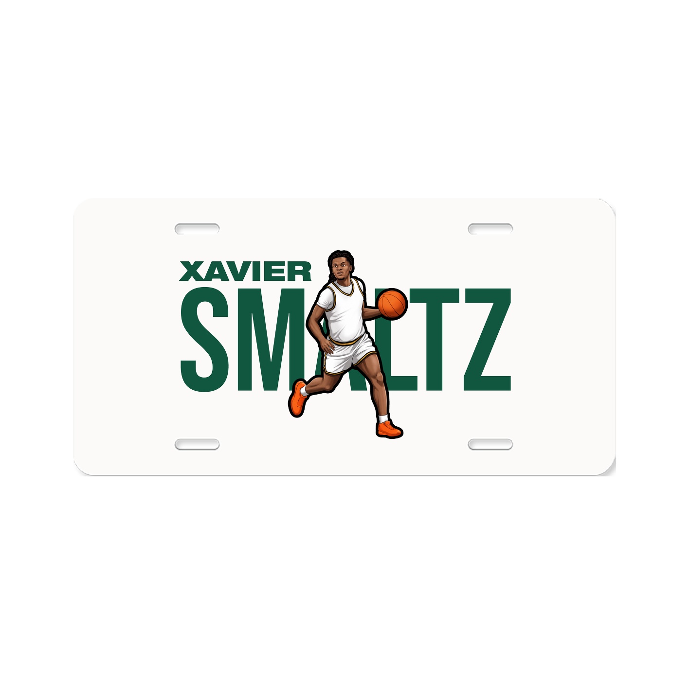 License Plate — Player Name in Classic