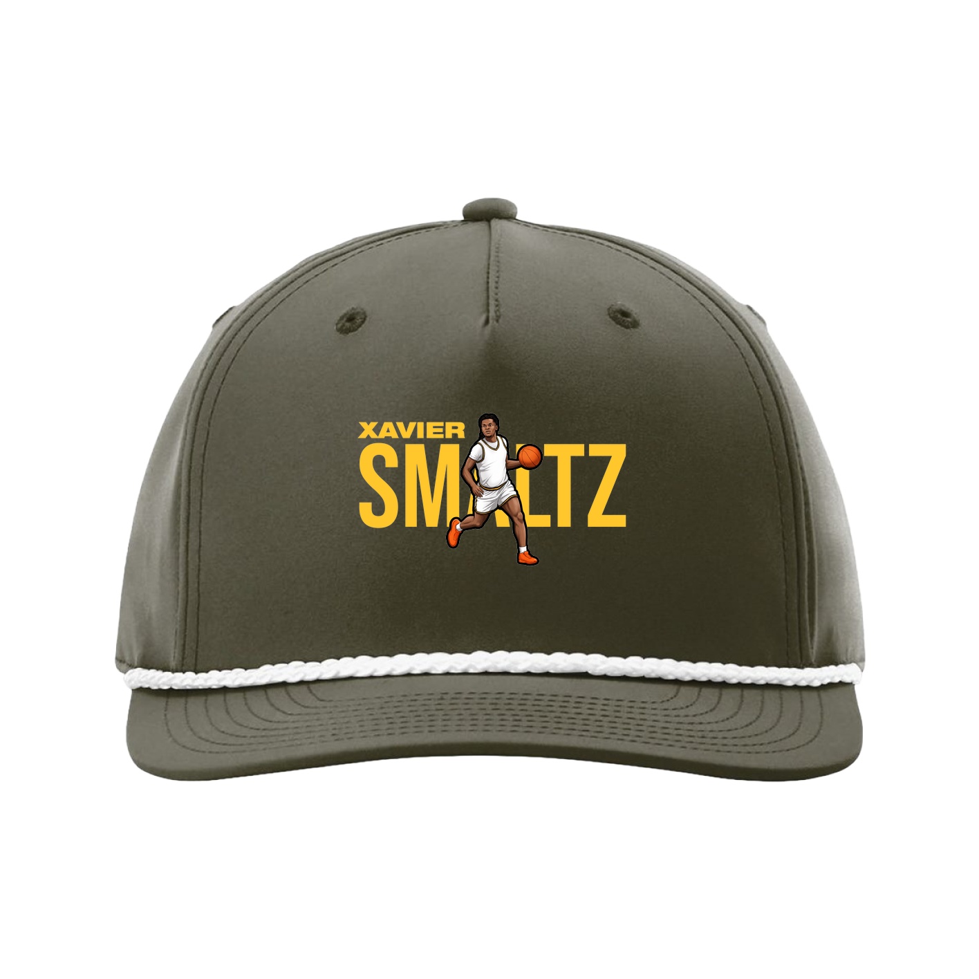 Five-Panel Classic Rope Cap — Player Name in Green