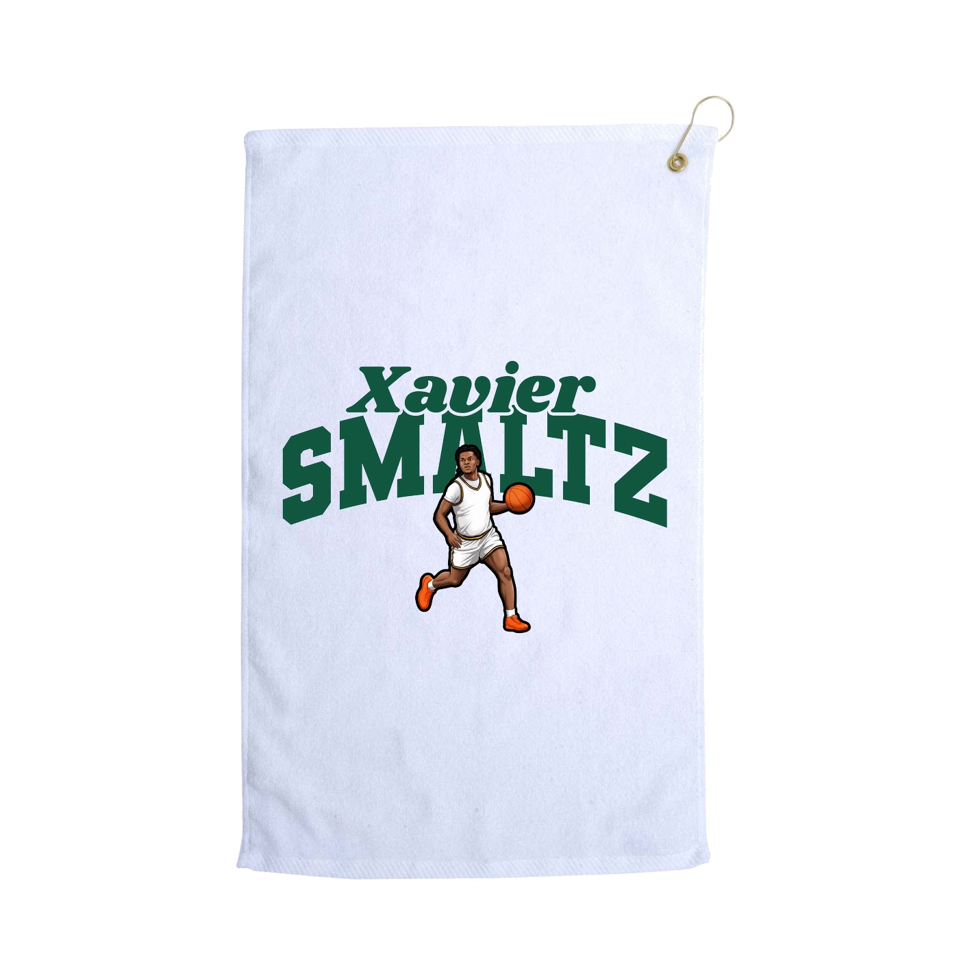 Golf Towel — Signature Arch in White