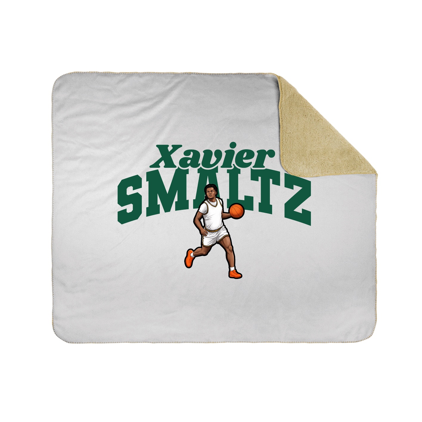 Throw Blanket — Signature Arch in White