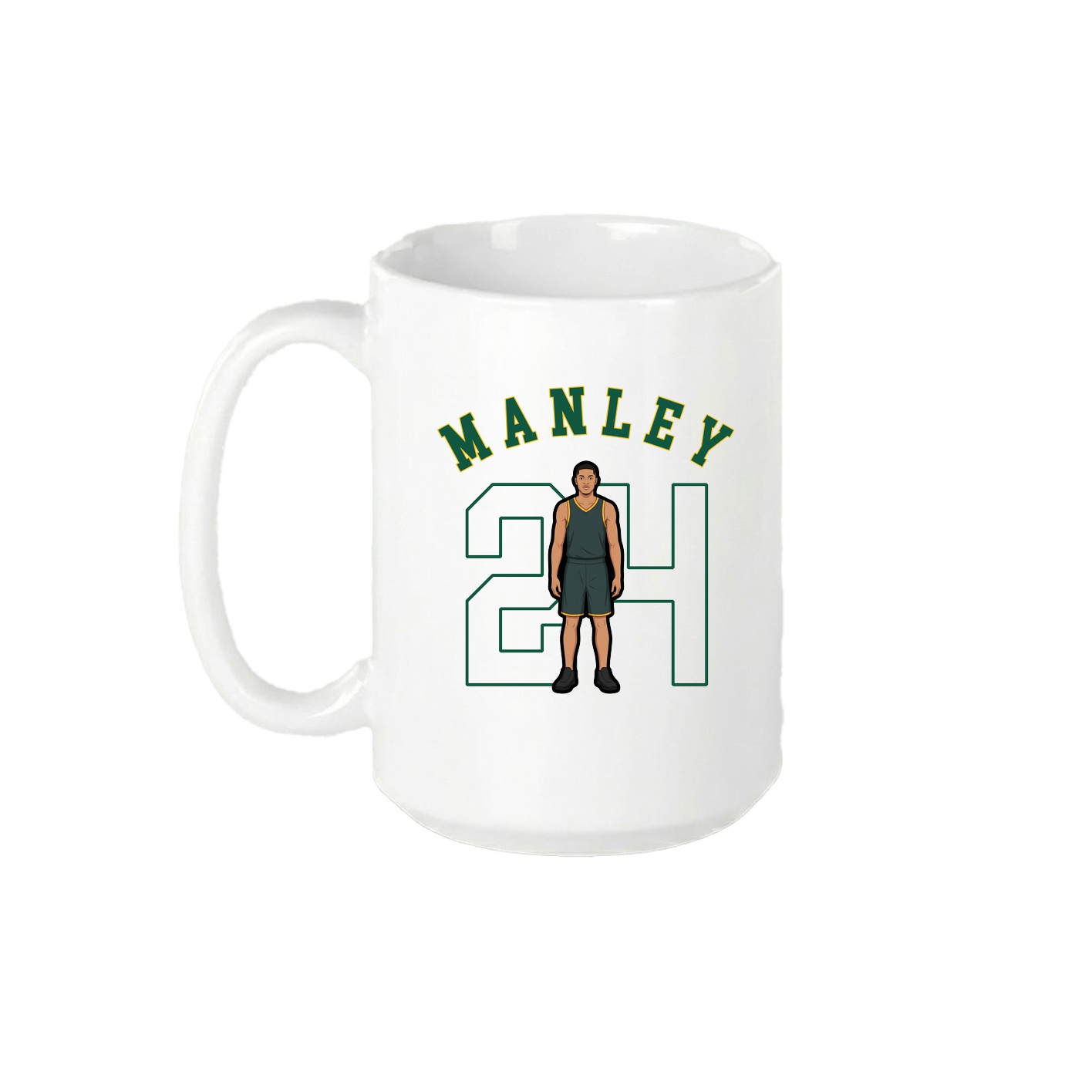 15oz Coffee Mug — Shirsey Arch in White