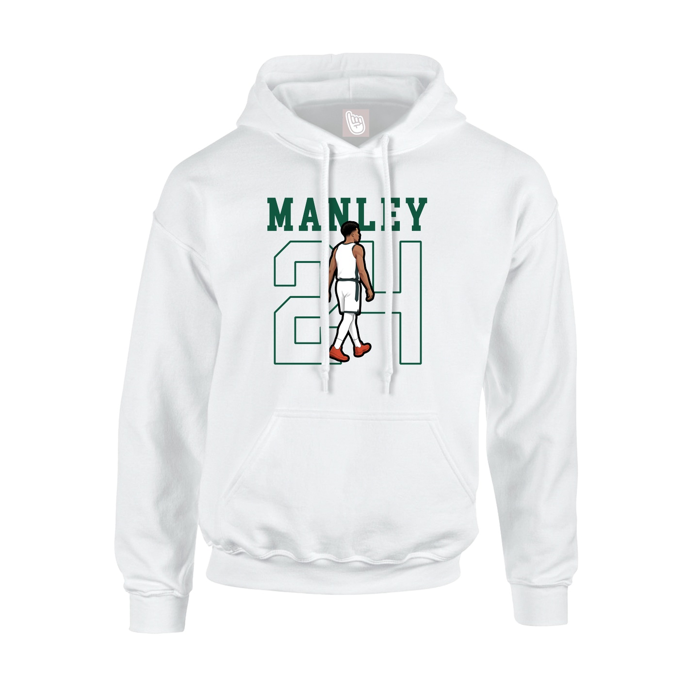 Hoodie — Shirsey in White