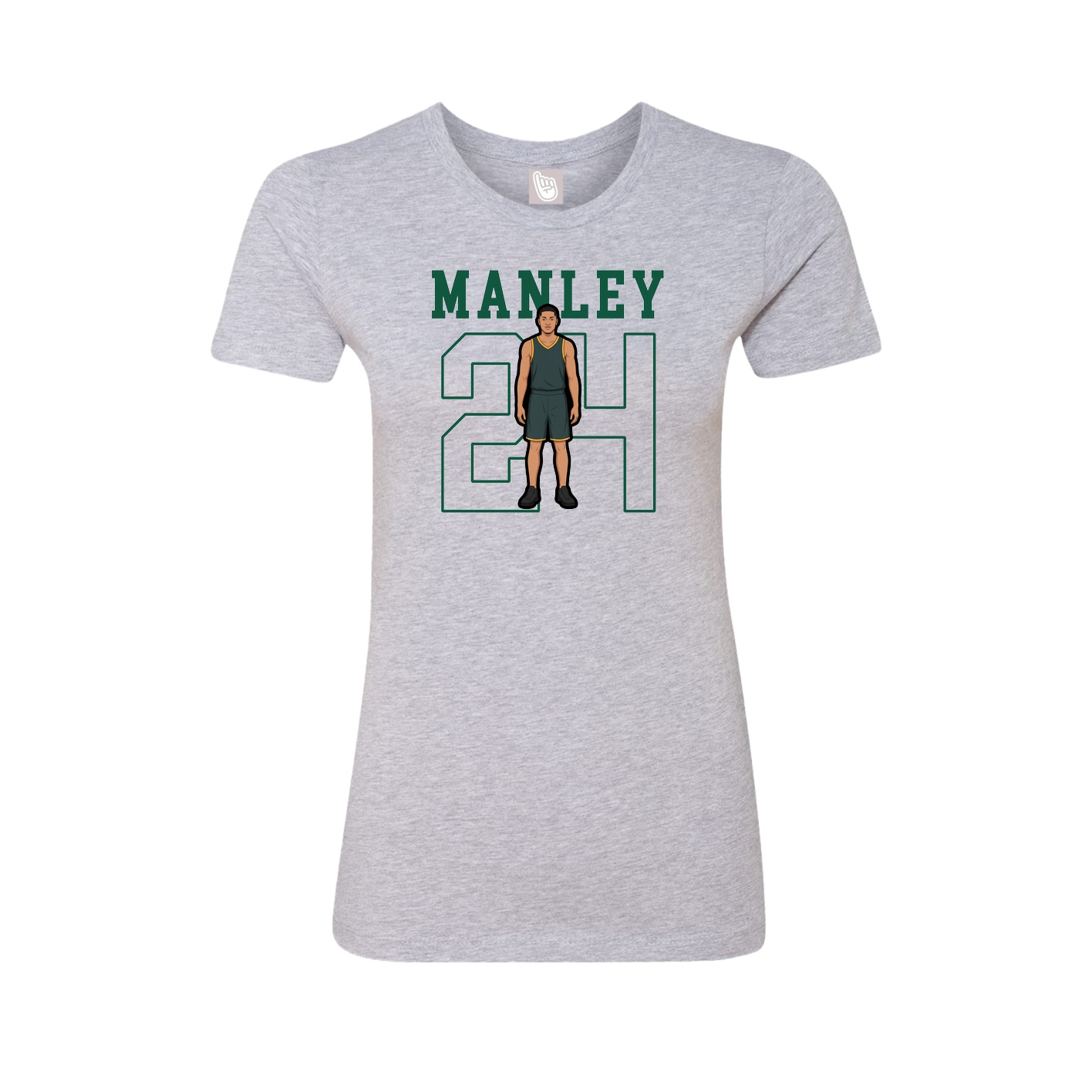 Fitted Women's Tee — Shirsey in Grey