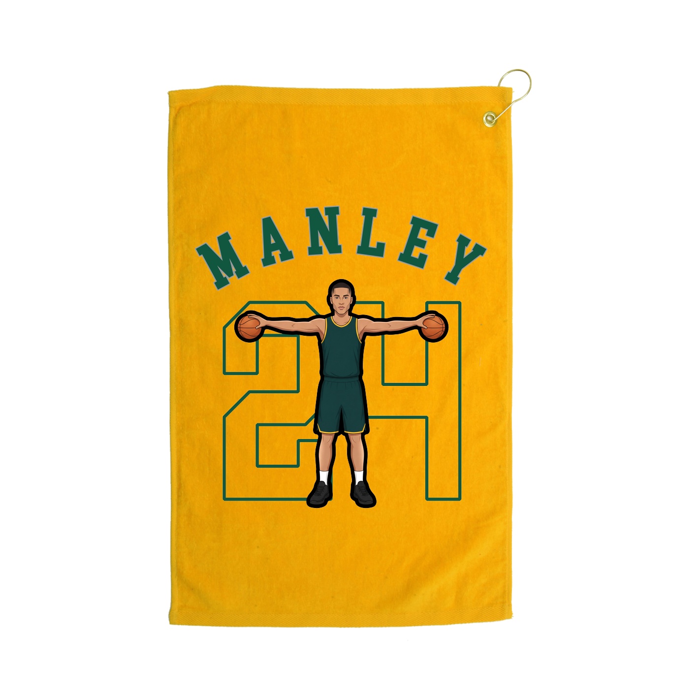 Golf Towel — Shirsey Arch in Gold