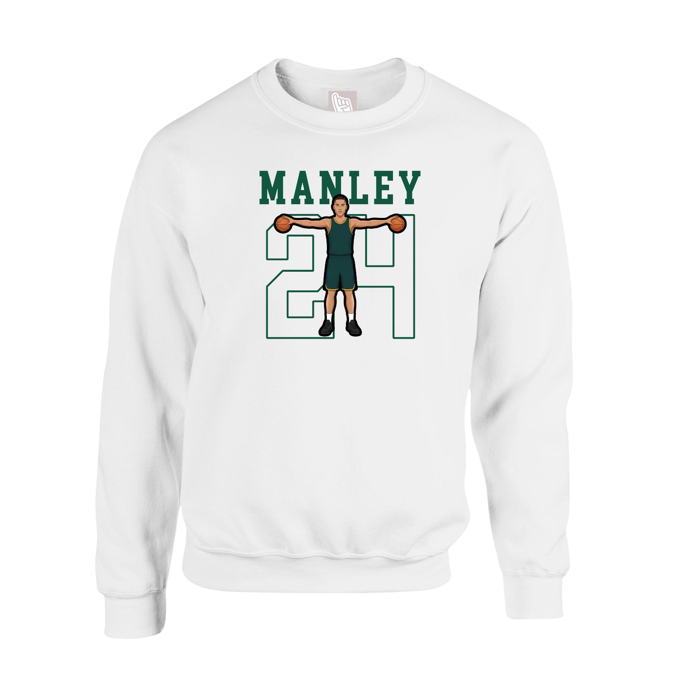Fleece Crew — Shirsey in White