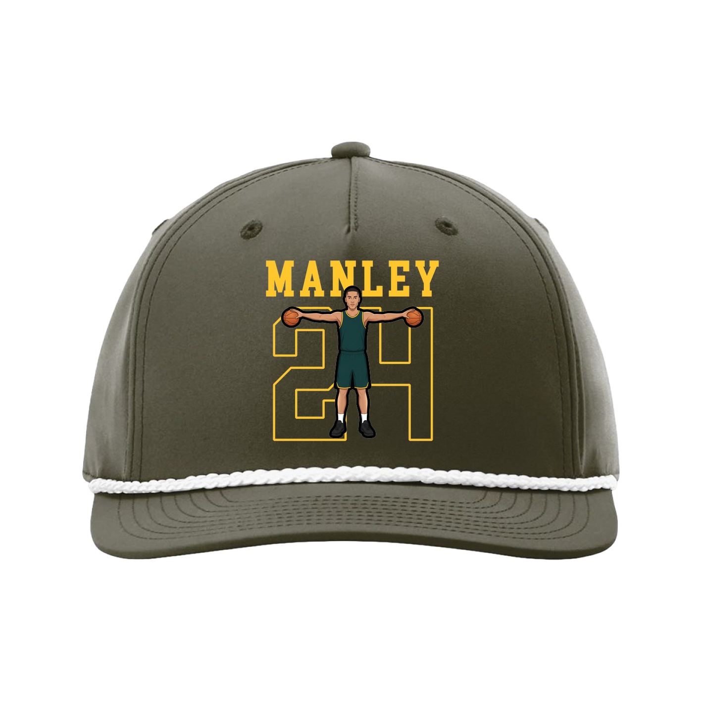 Five-Panel Classic Rope Cap — Shirsey in Green
