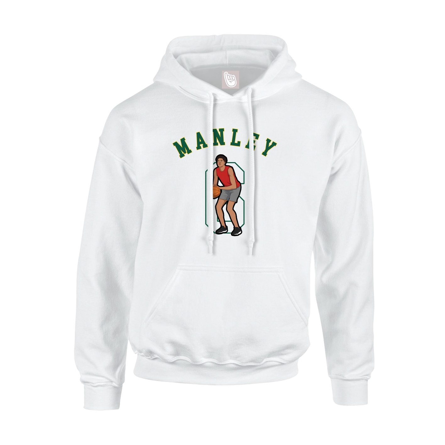 Hoodie — Shirsey Arch in White