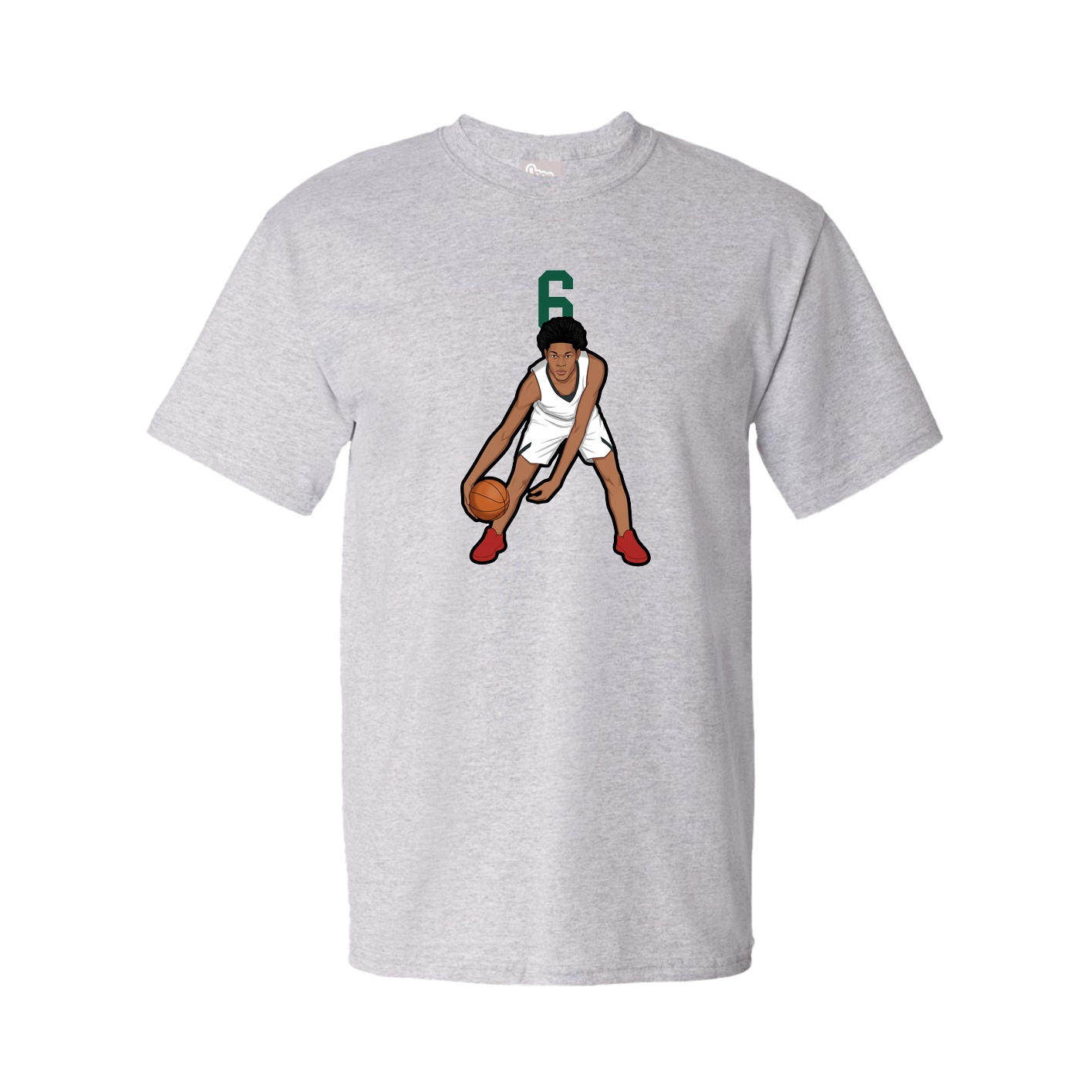 Tee — Number Top in Grey
