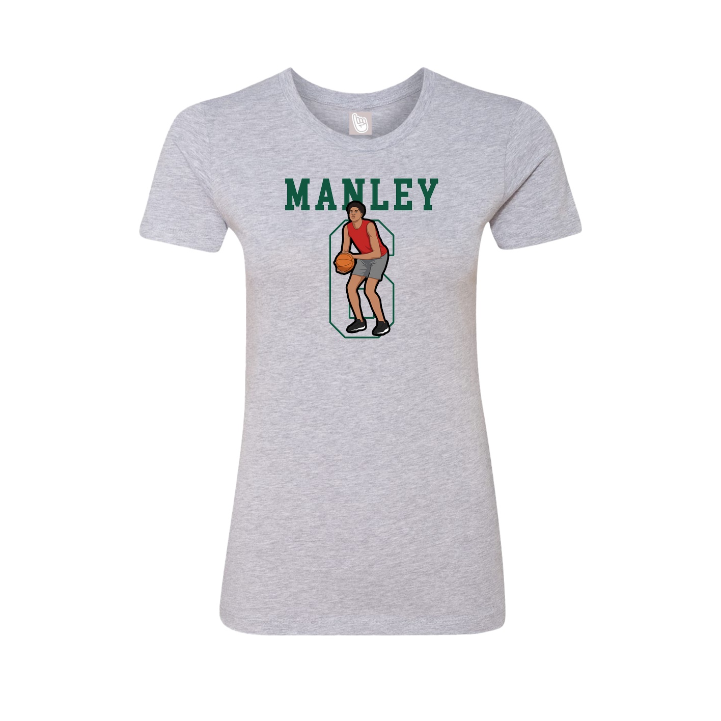 Fitted Women's Tee — Shirsey in Grey