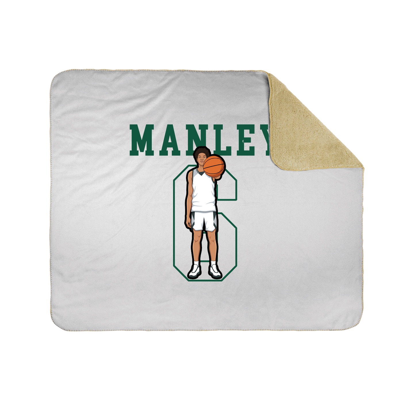 50x60 Sherpa Lined Throw Blanket