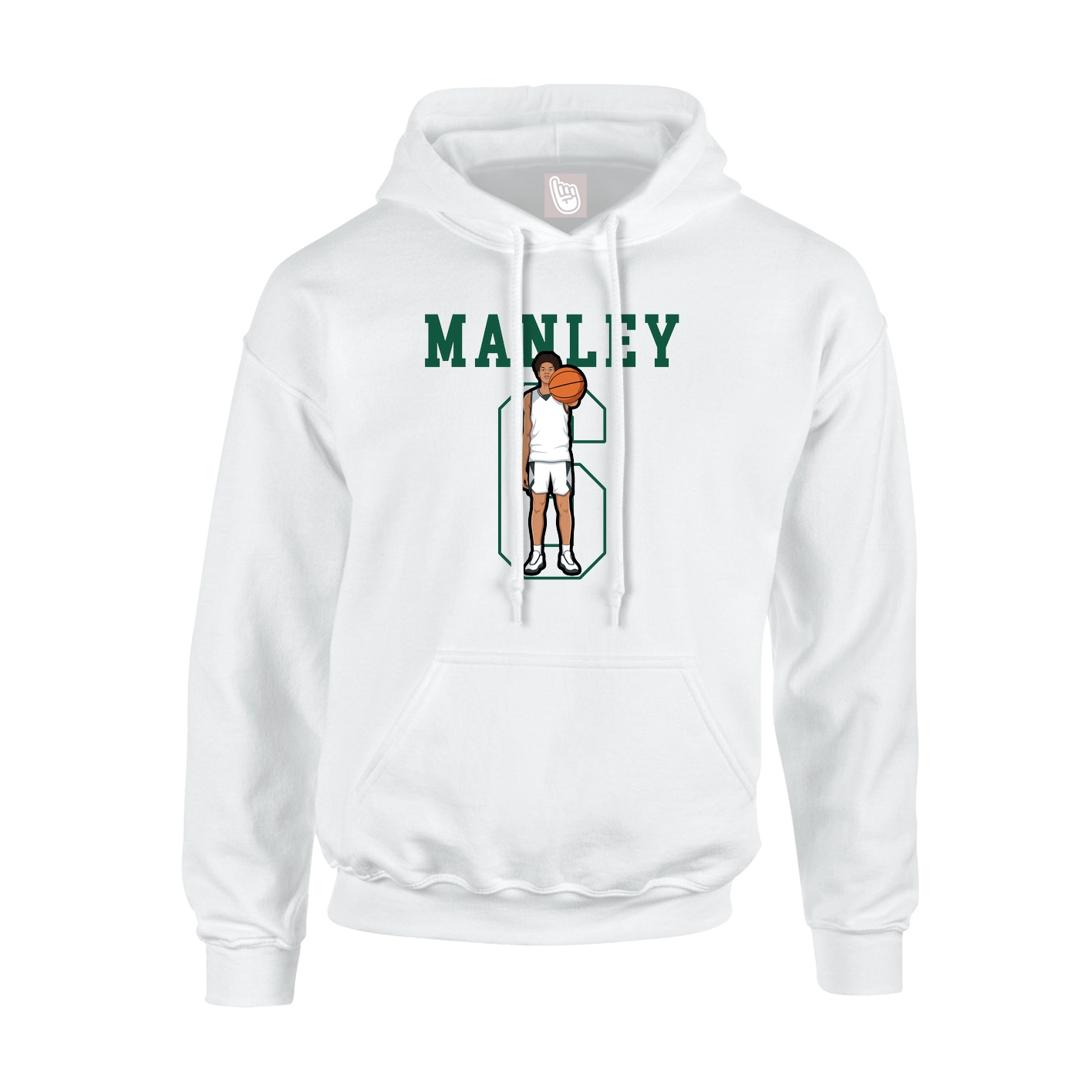 Hoodie — Shirsey in White