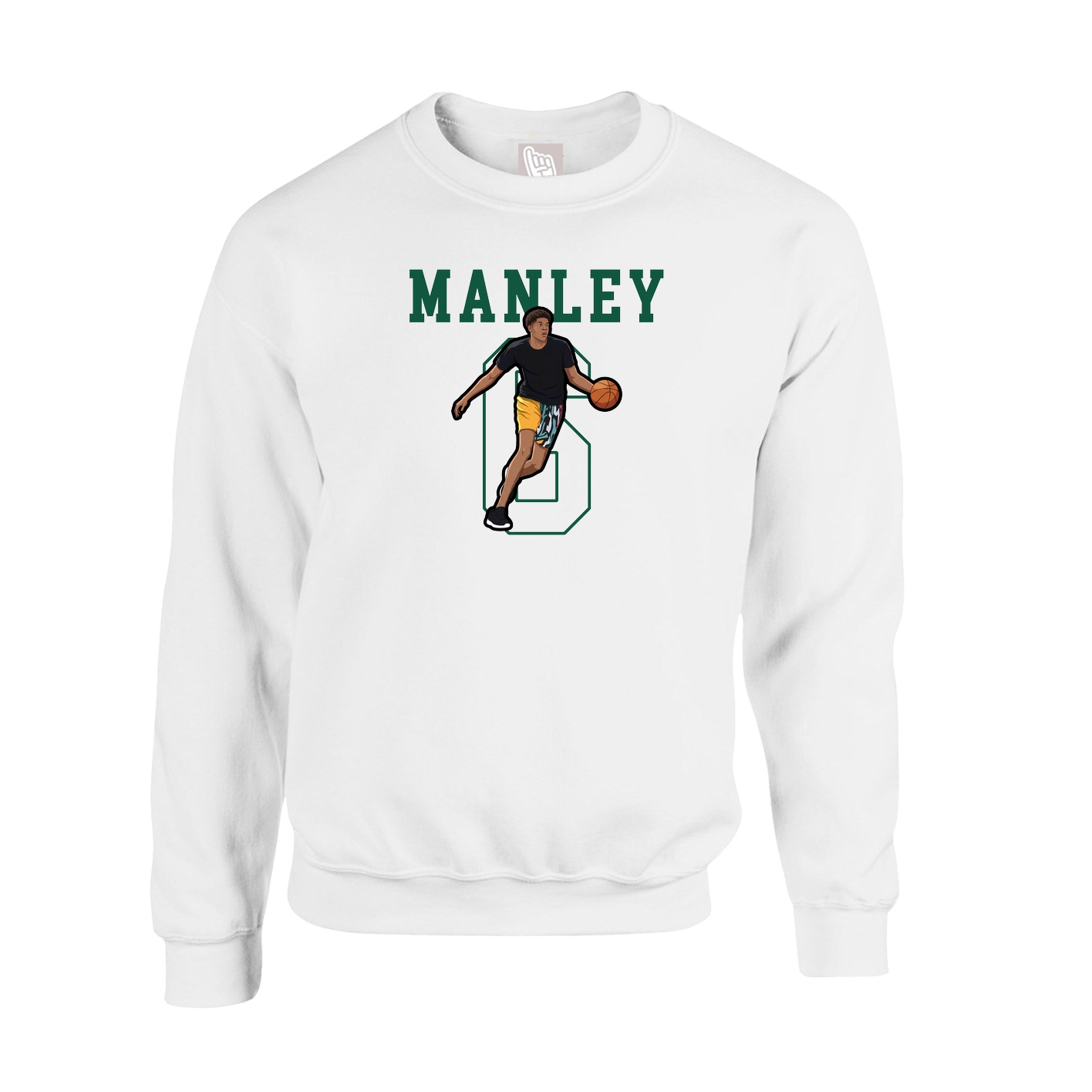 Fleece Crew — Shirsey in White