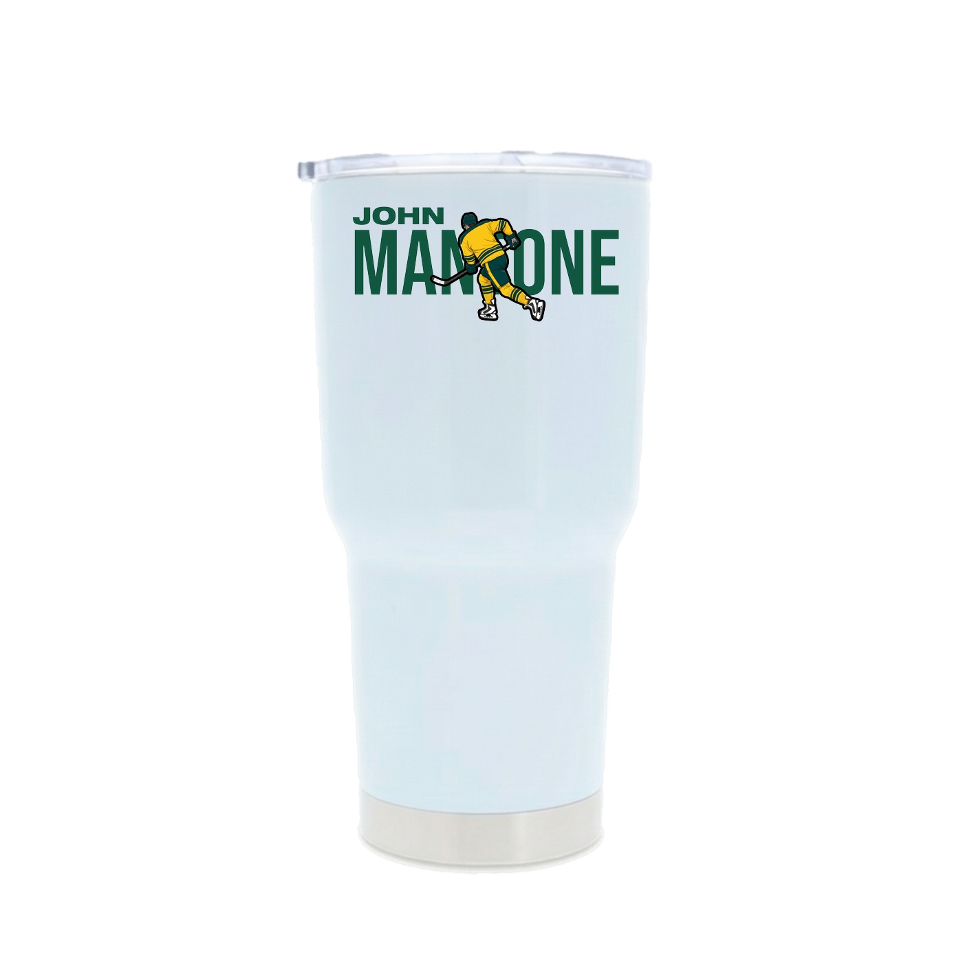 30oz Stainless Steel Tumbler — Player Name in White