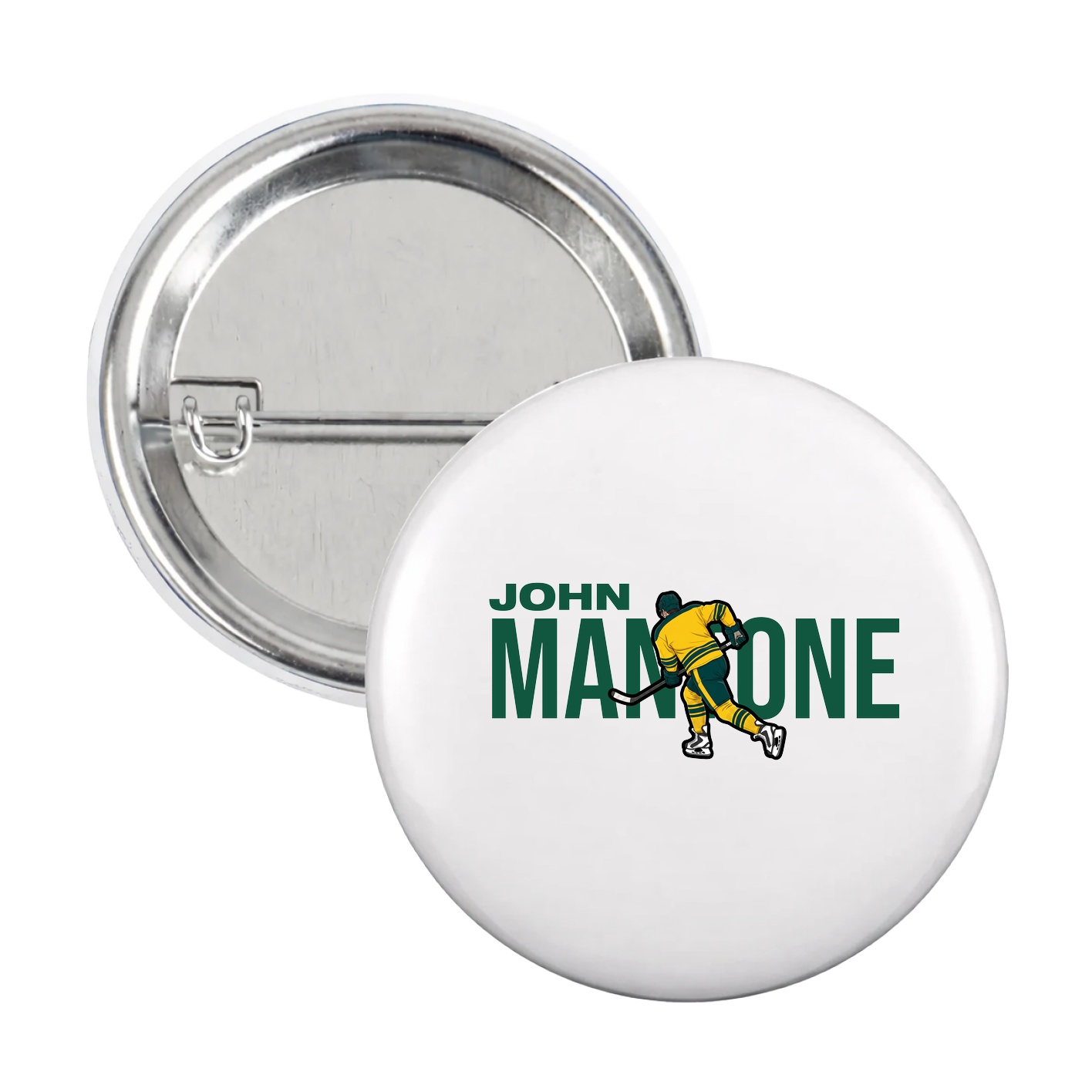 Game Day Button — Player Name in White