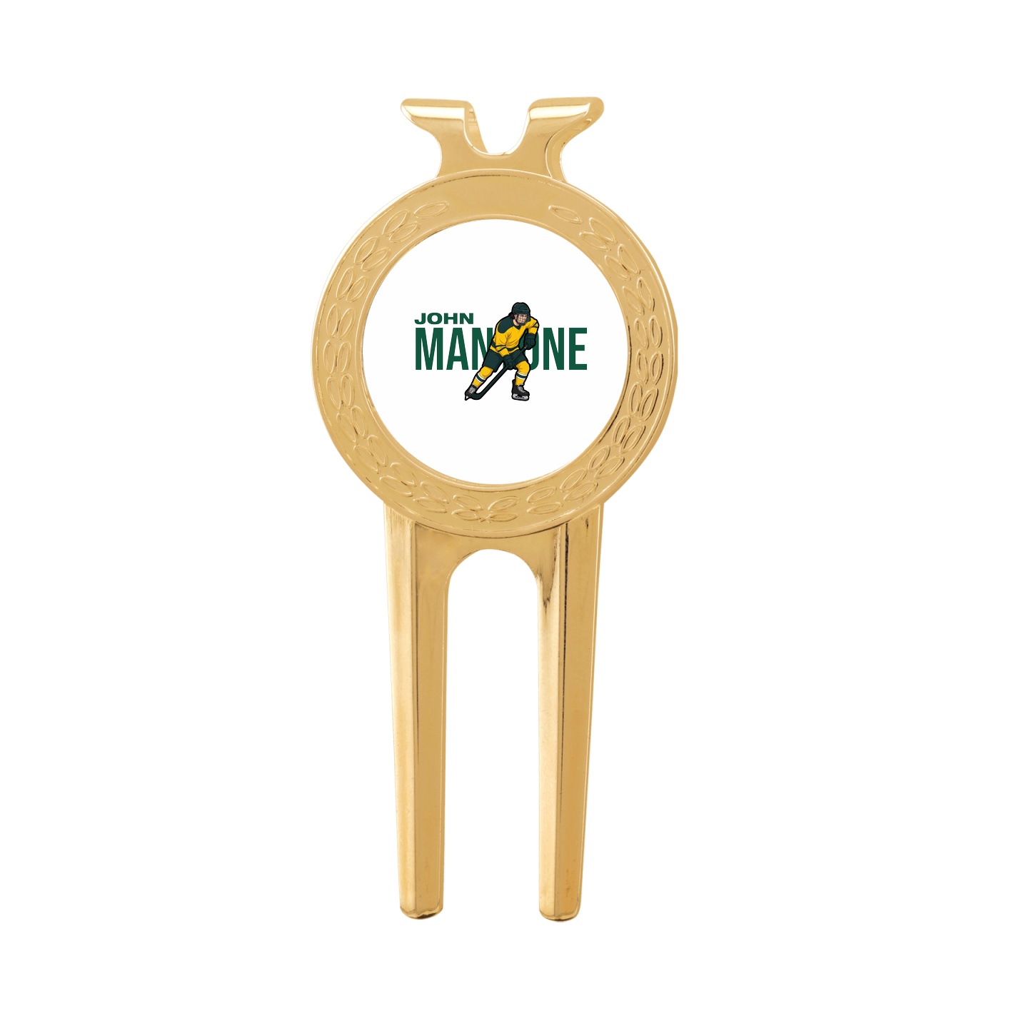 Divot Tool with Ball Marker — Player Name in Classic