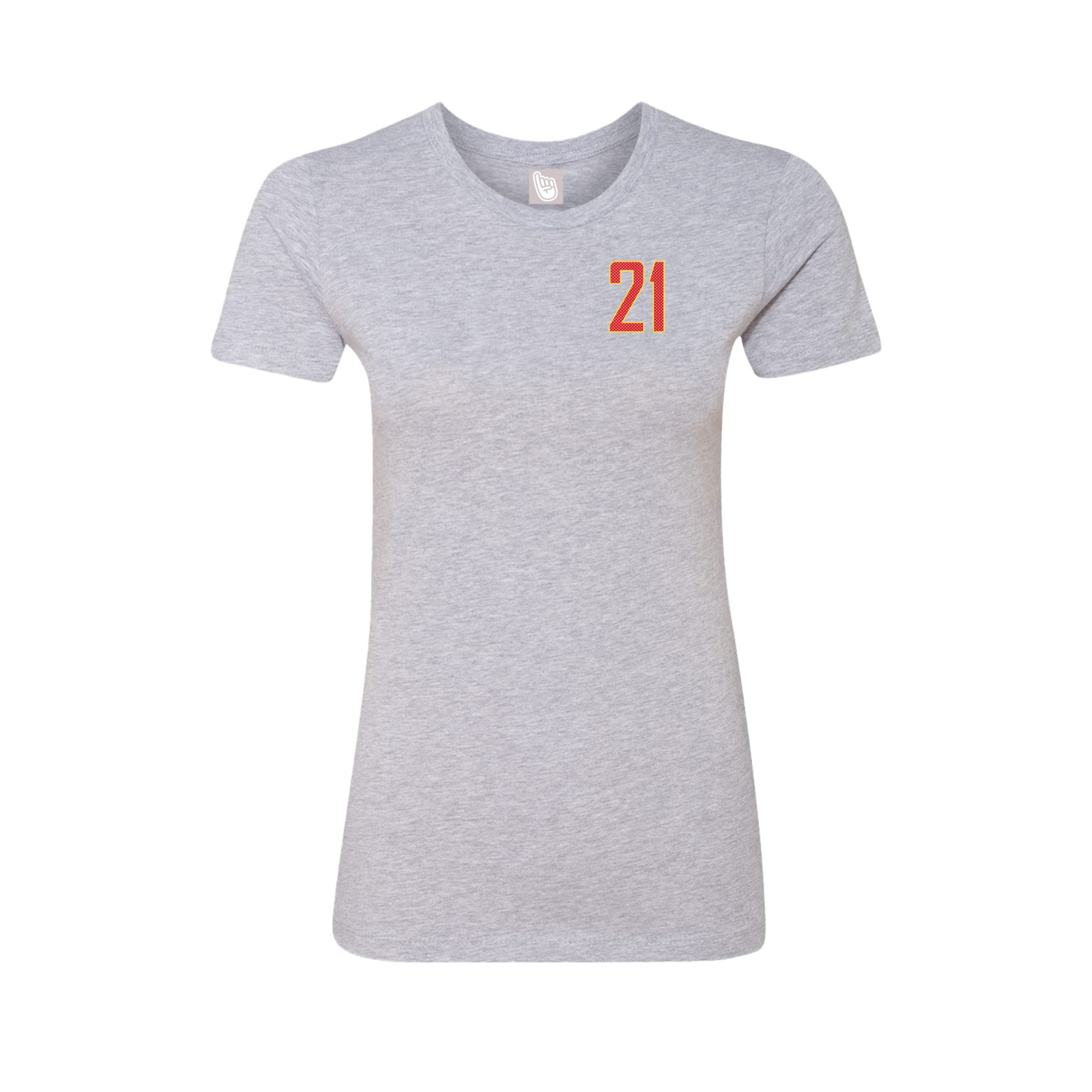 Womens Tee — Front Shirsy in Grey