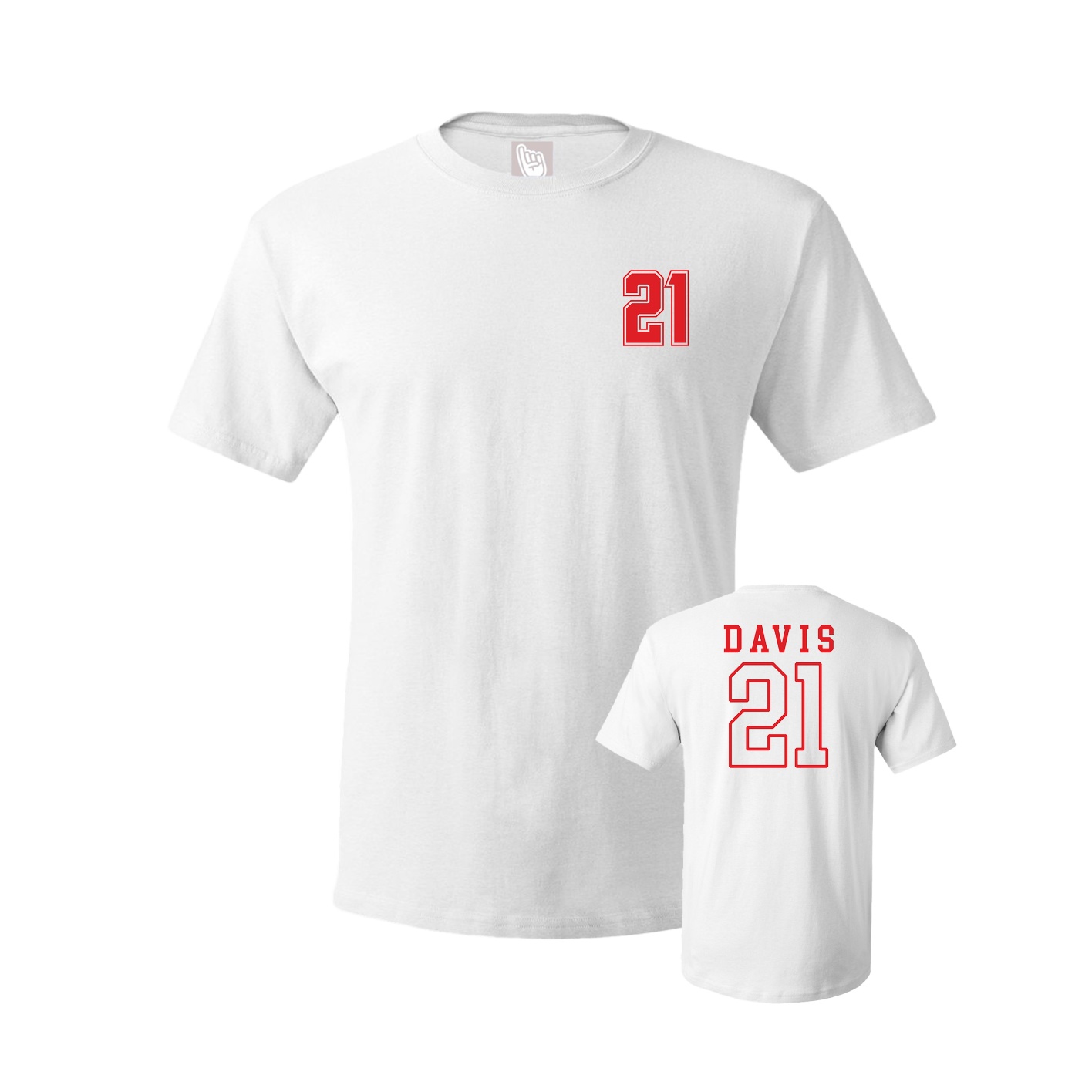 Tee — Chest Back in White