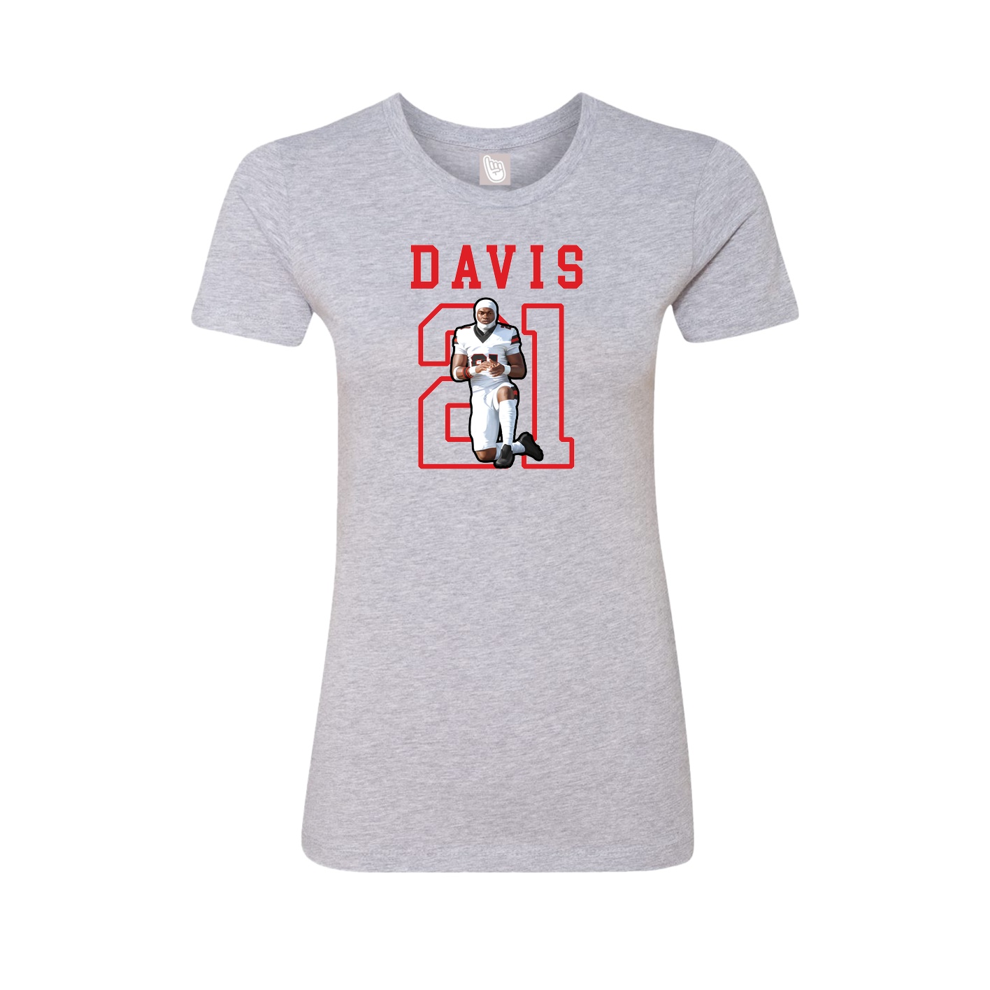 Fitted Women's Tee — Shirsey in Grey