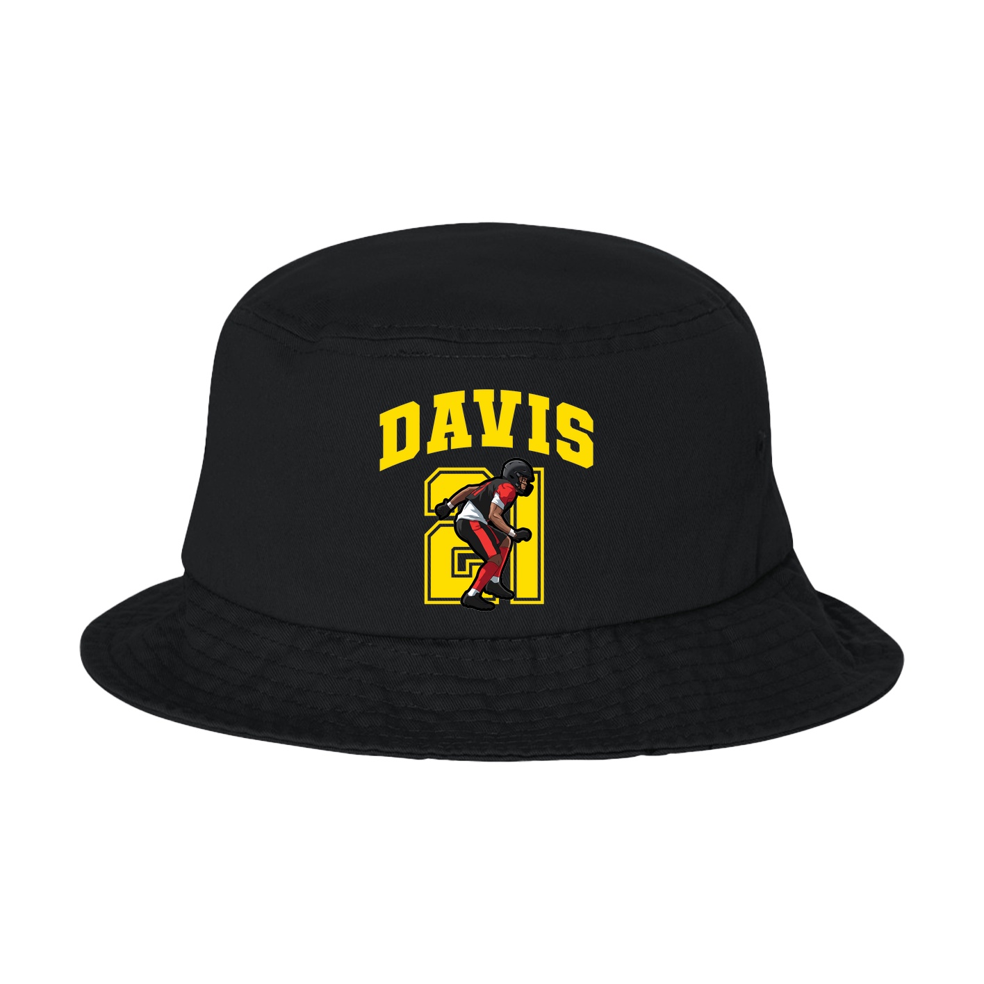Bucket Cap — Number in Black