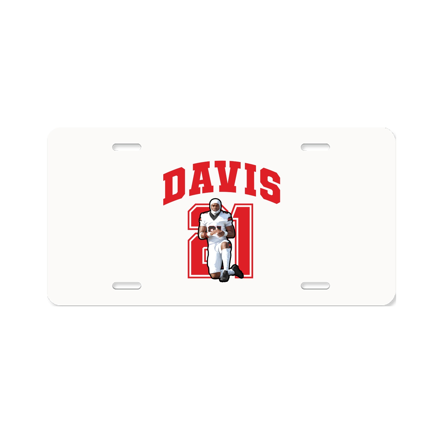License Plate — Number in Classic