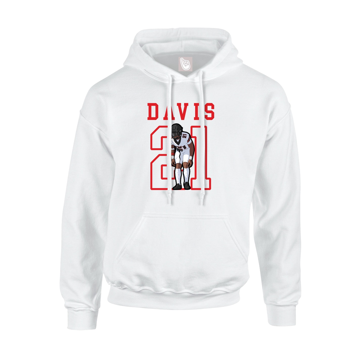 Hoodie — Shirsey in White