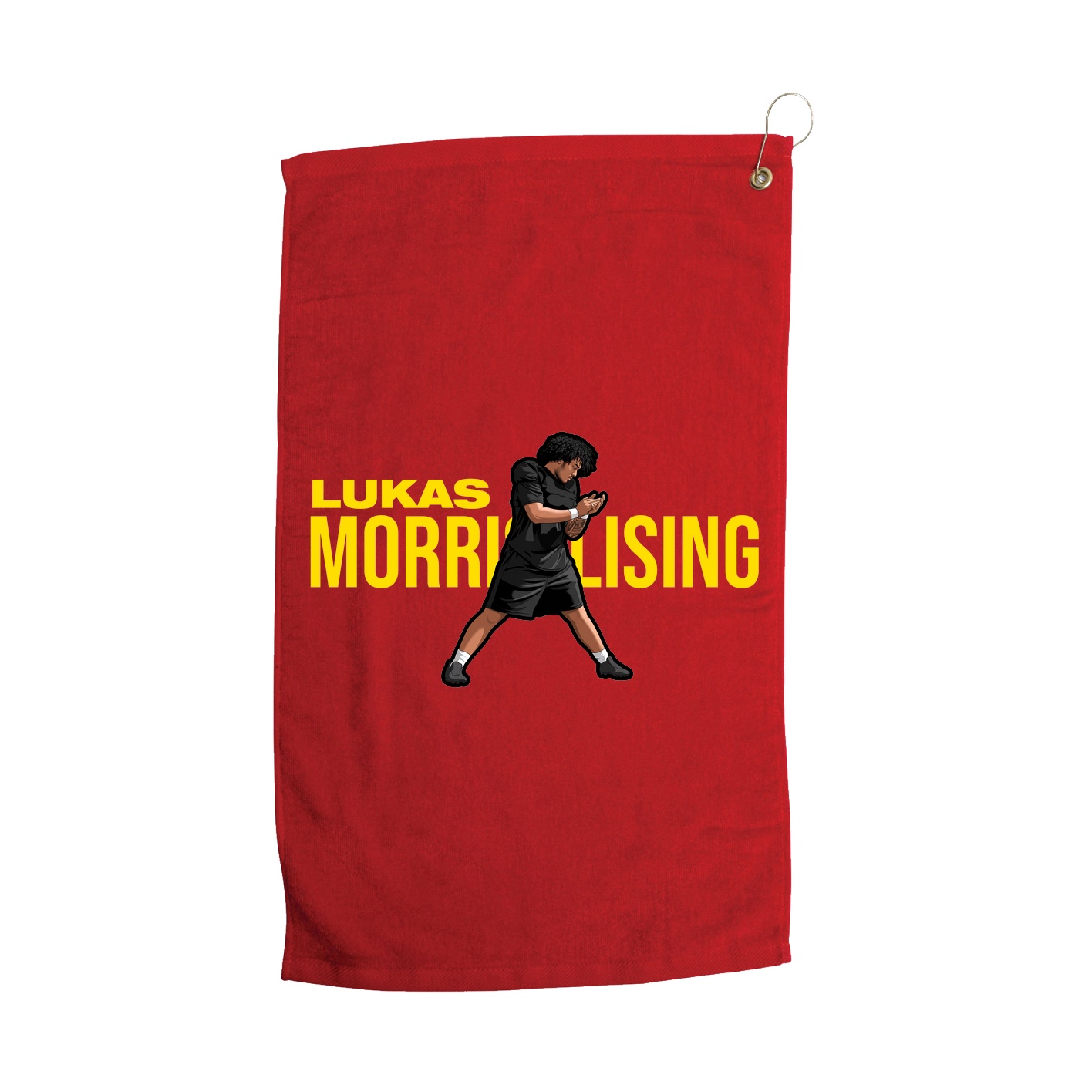 Golf Towel — Player Name in Red