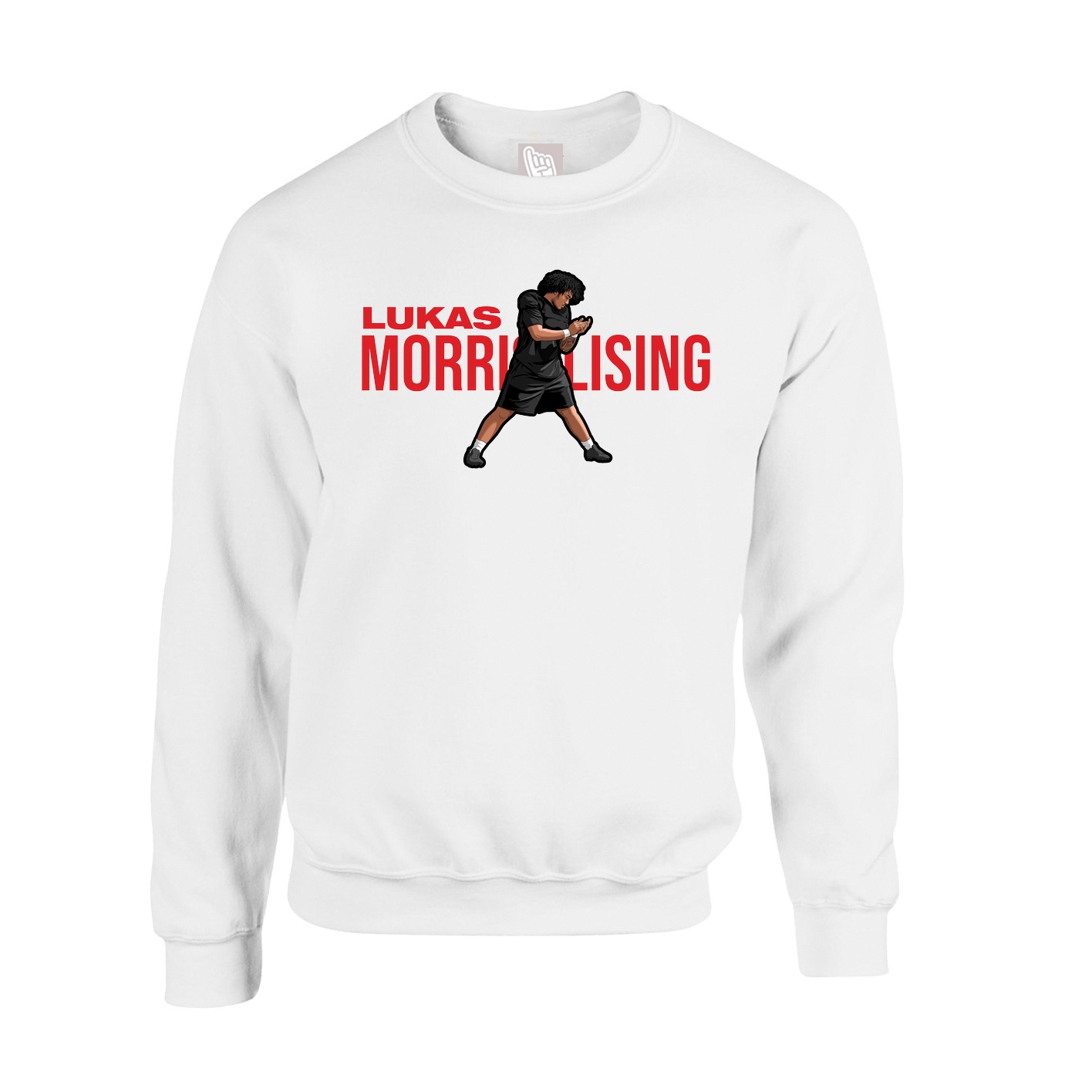 Fleece Crew — Player Name in White