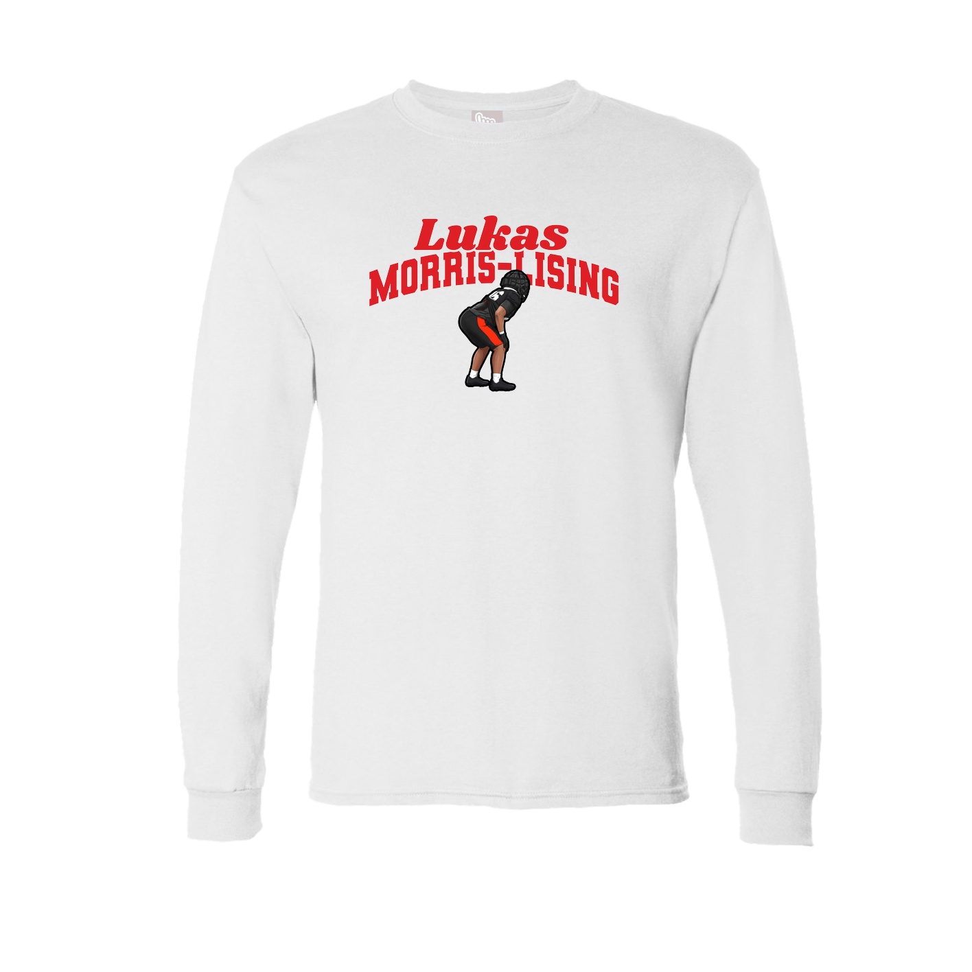 Long Sleeve Tee — Signature Arch in White