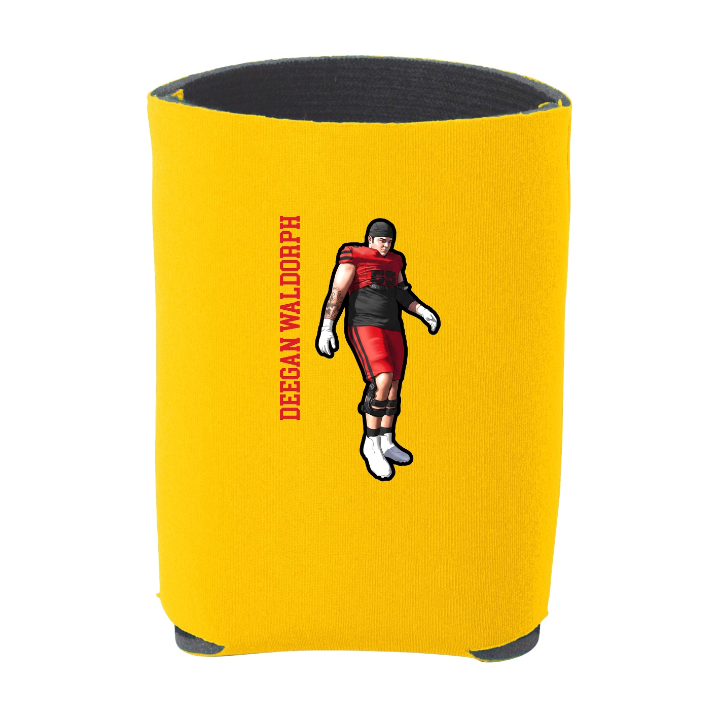 Can Holder — Name Vertical in Yellow