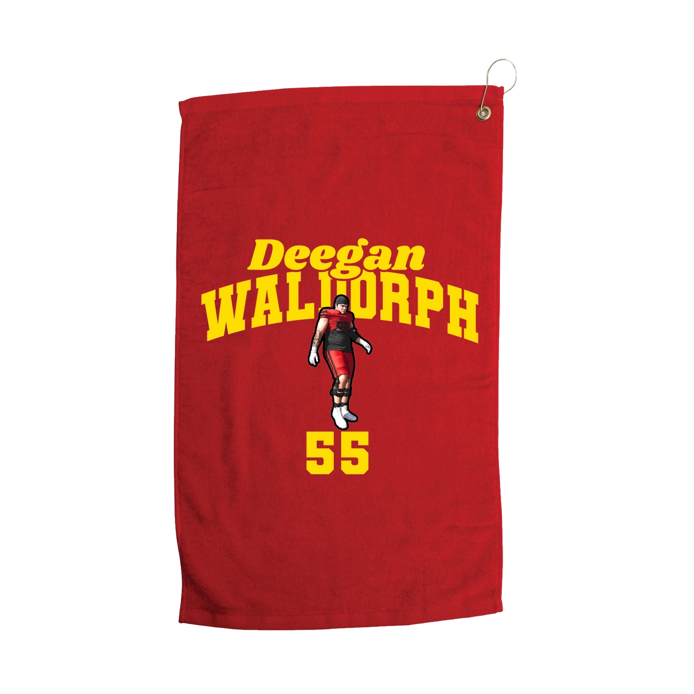 Golf Towel — Signature Arch in Red
