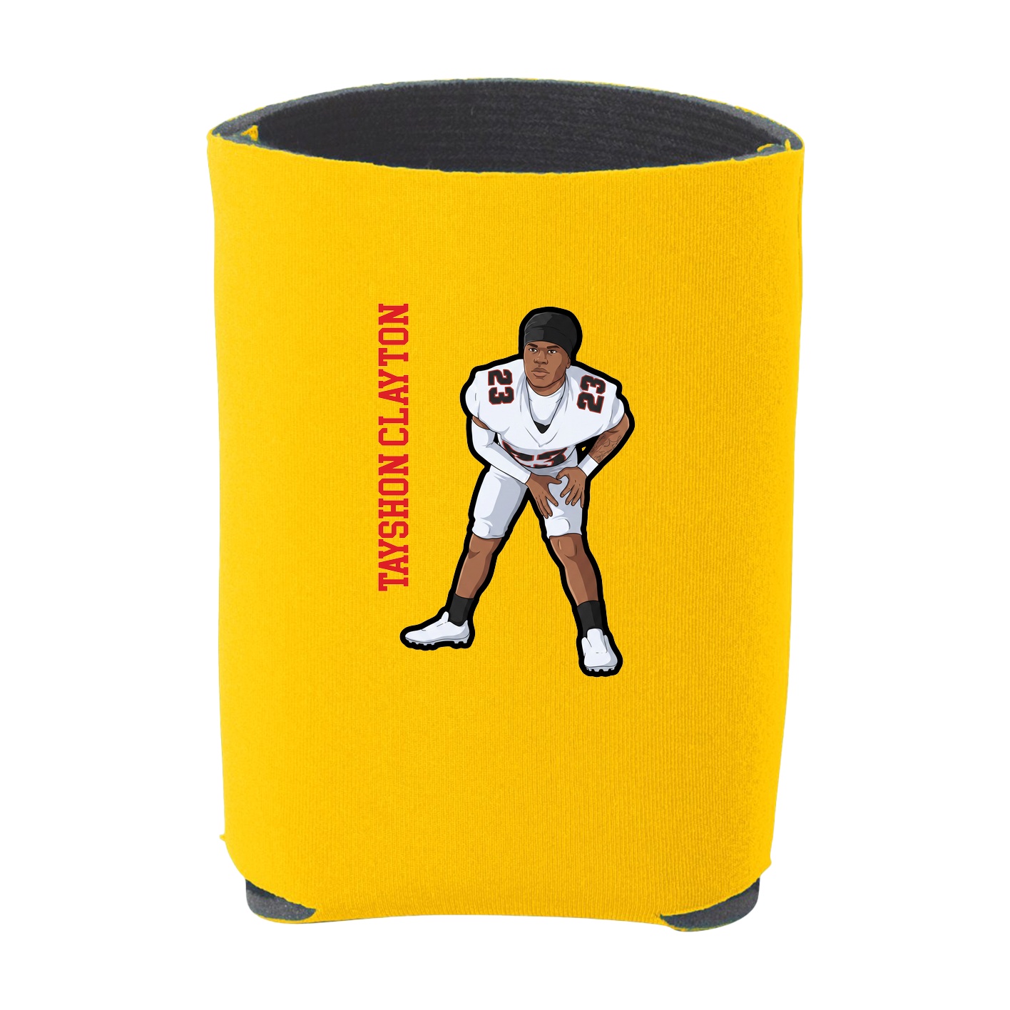 Can Holder — Name Vertical in Yellow