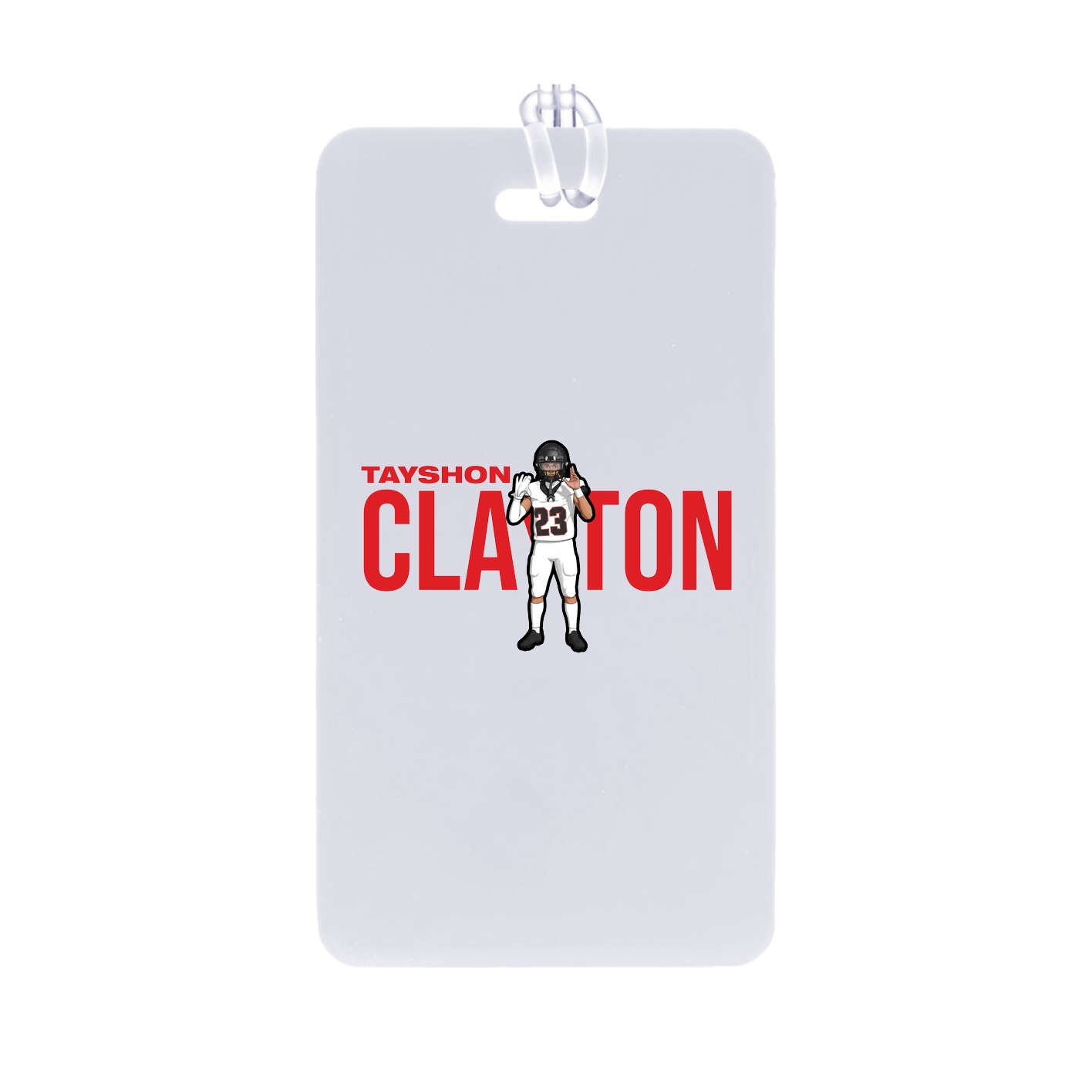 Bag Tag — Player Name in Classic