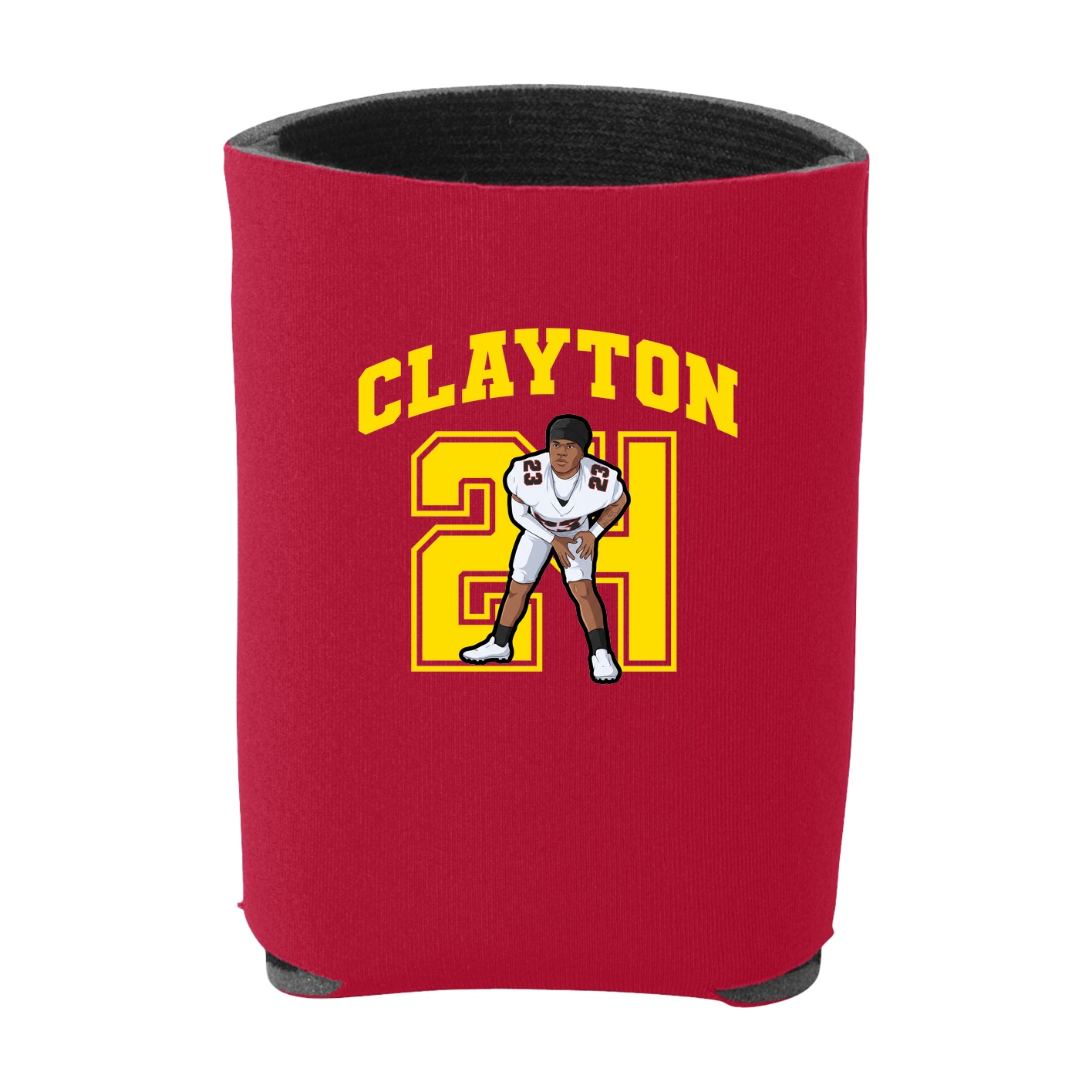 Can Holder — Number in Red