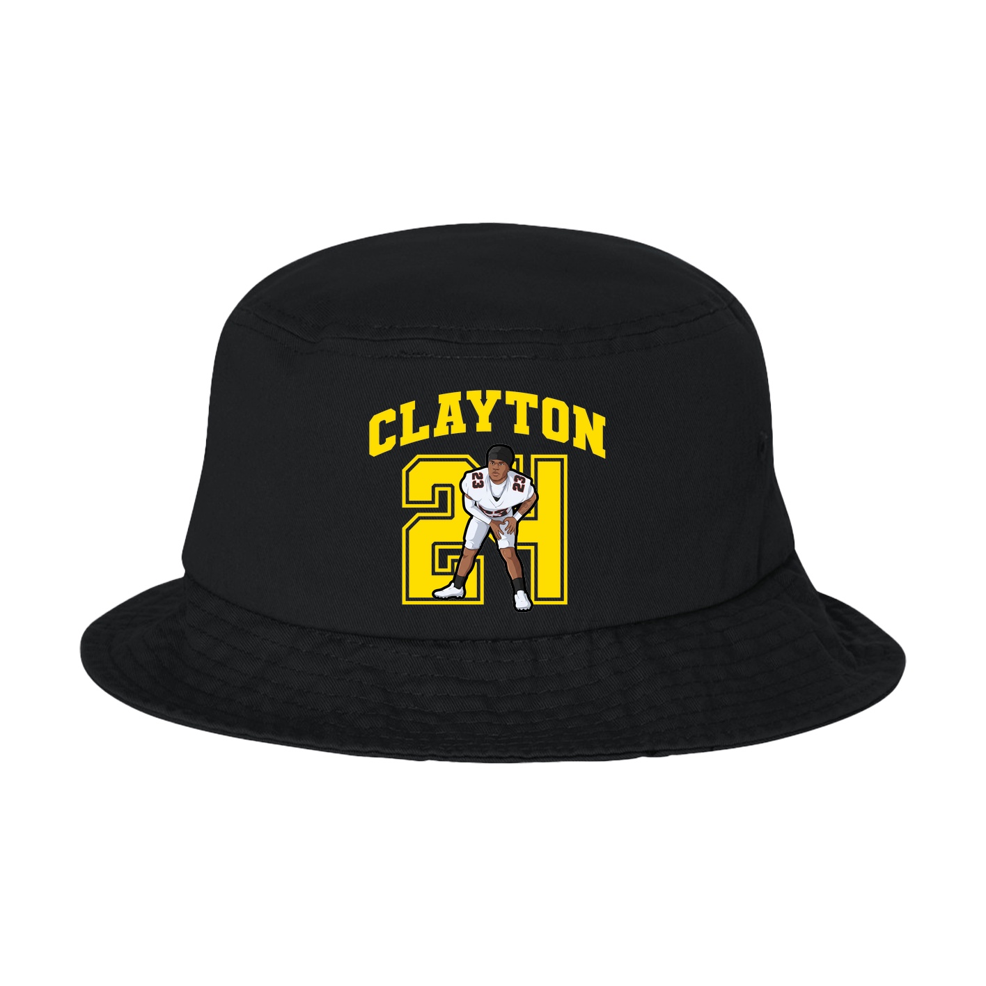 Bucket Cap — Number in Black