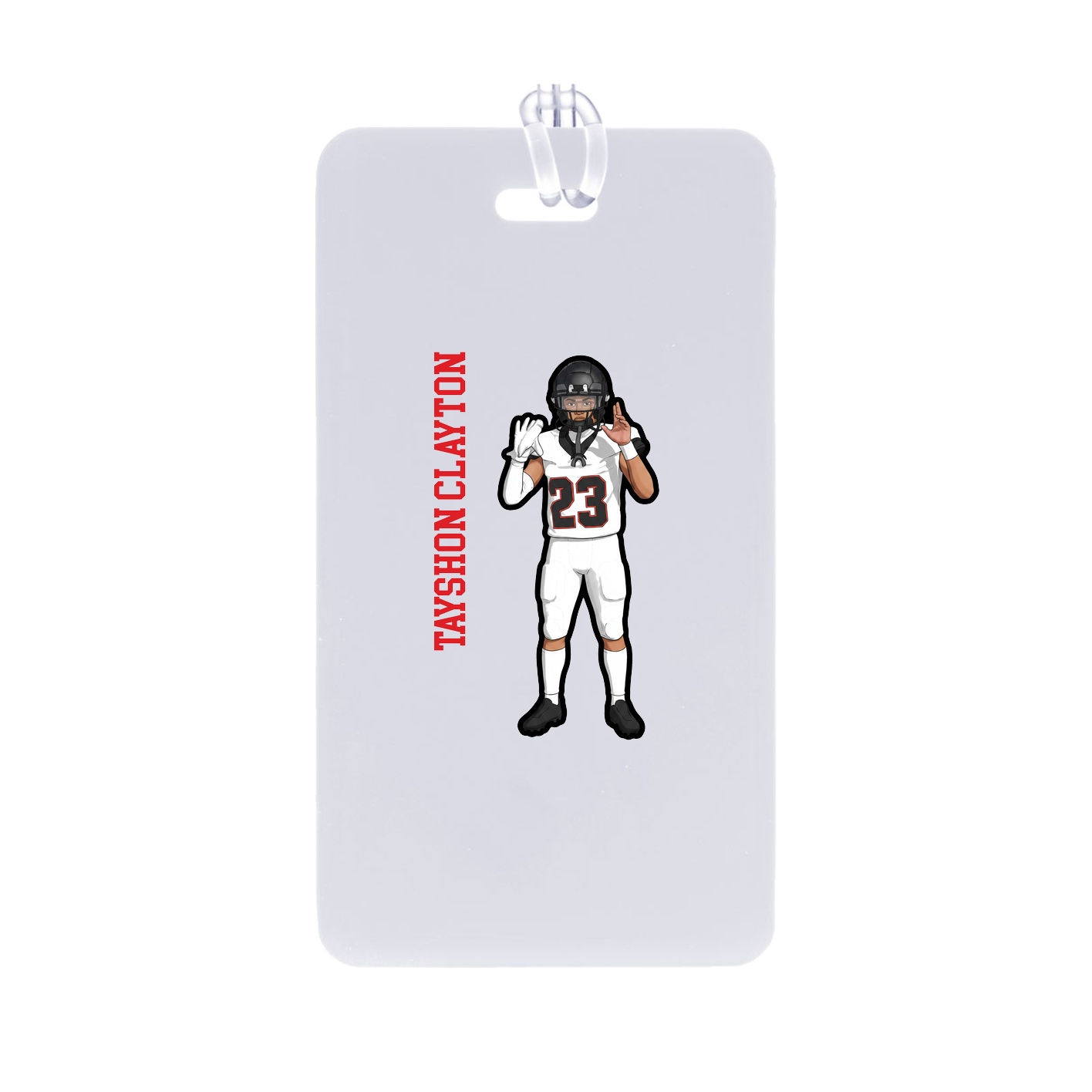 Bag Tag — Name Vertical in Classic