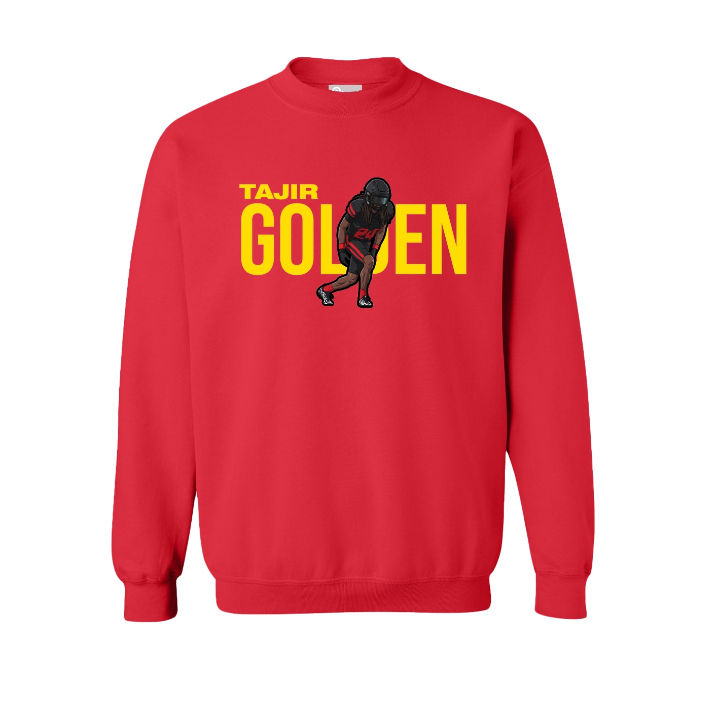 Fleece Crew — Player Name in Red