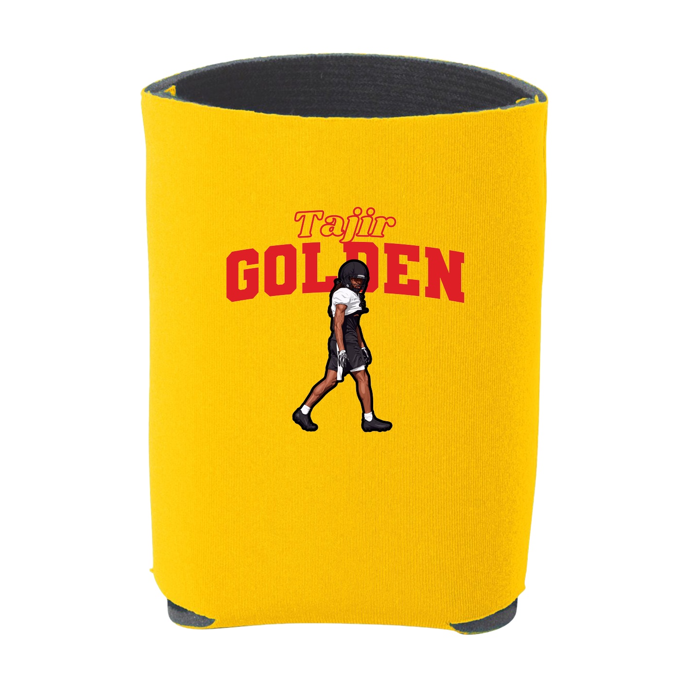 Can Holder — Name Arch in Yellow
