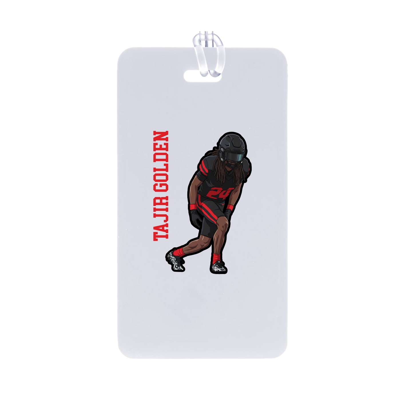 Bag Tag — Name Vertical in Classic
