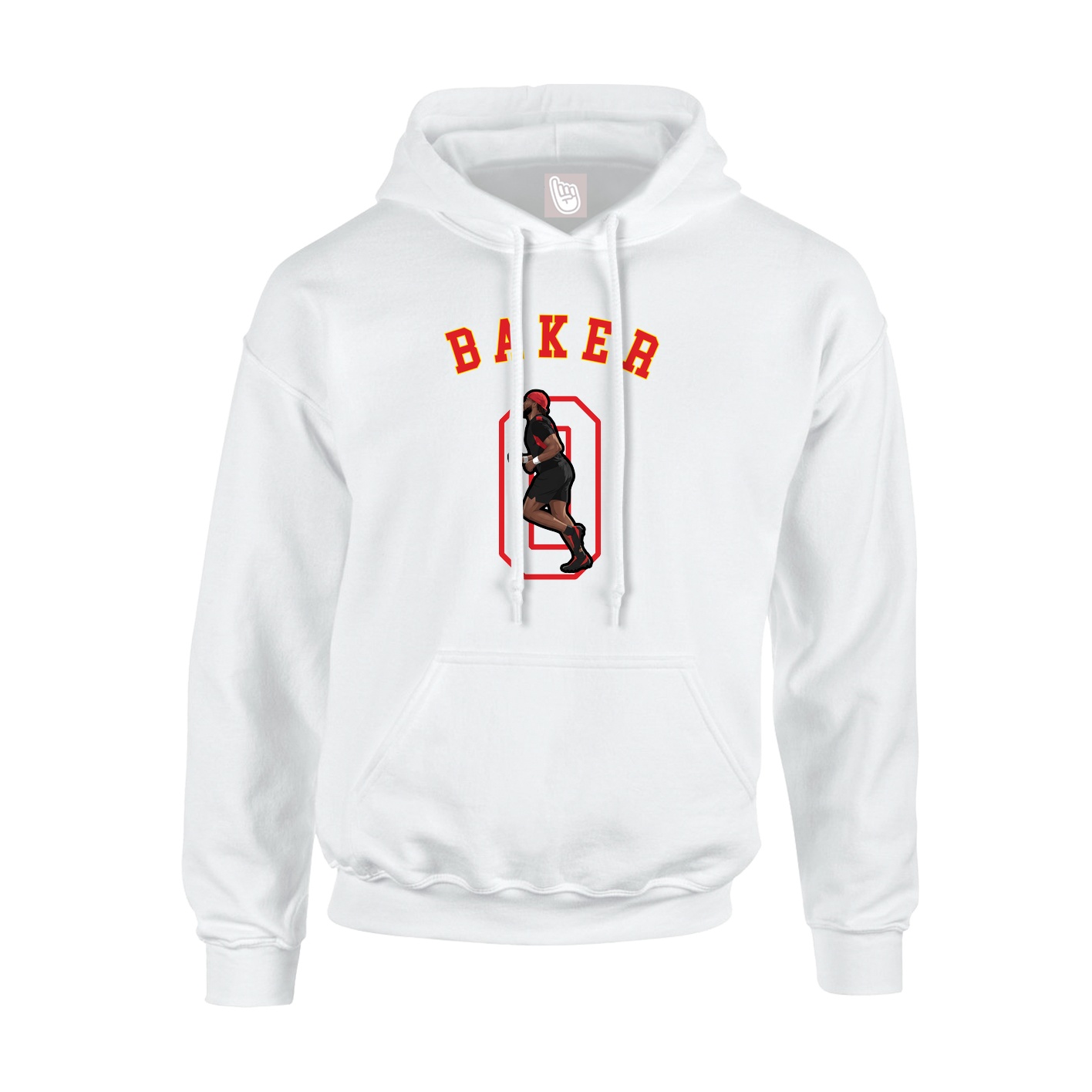Hoodie — Shirsey Arch in White