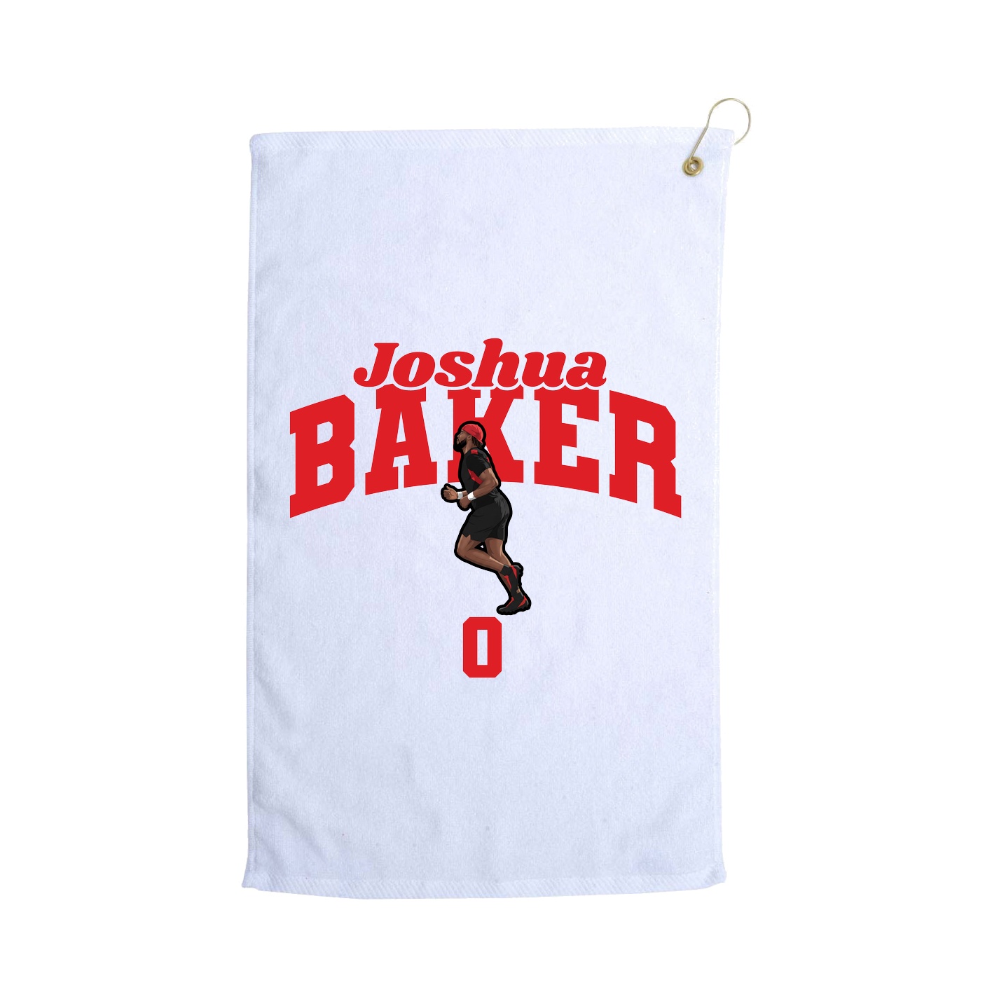 Golf Towel — Signature Arch in White