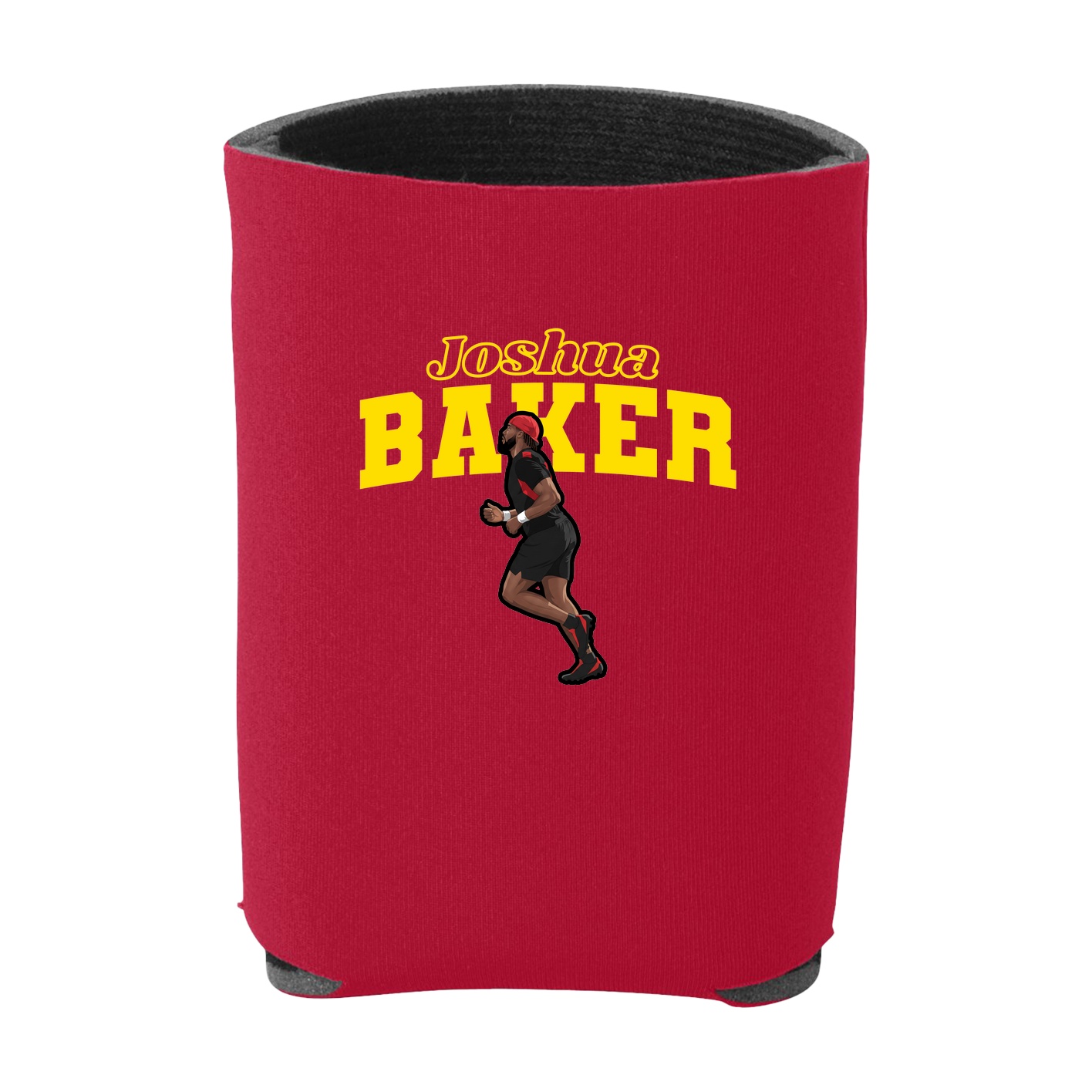 Can Holder — Name Arch in Red