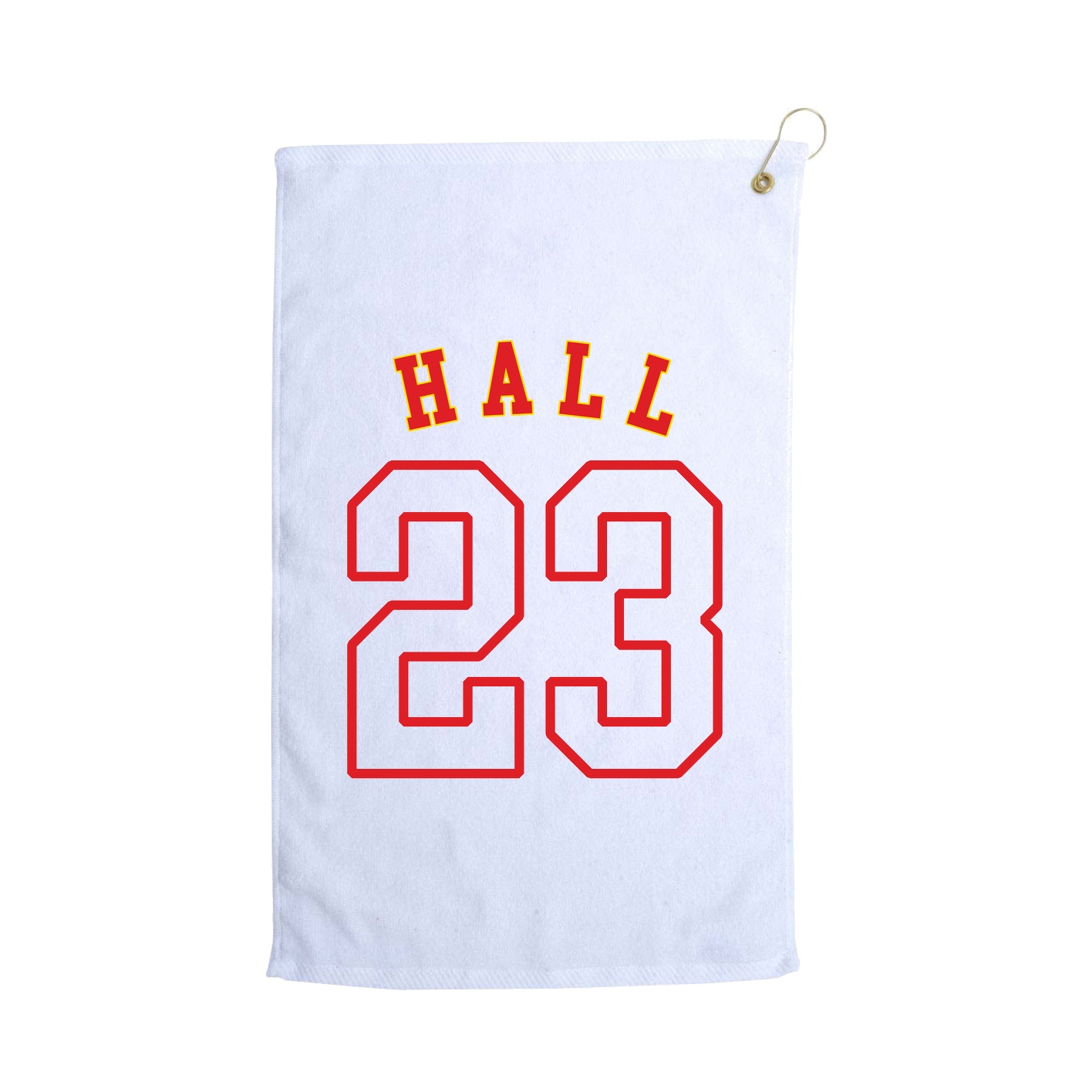 Golf Towel — Shirsey Arch in White