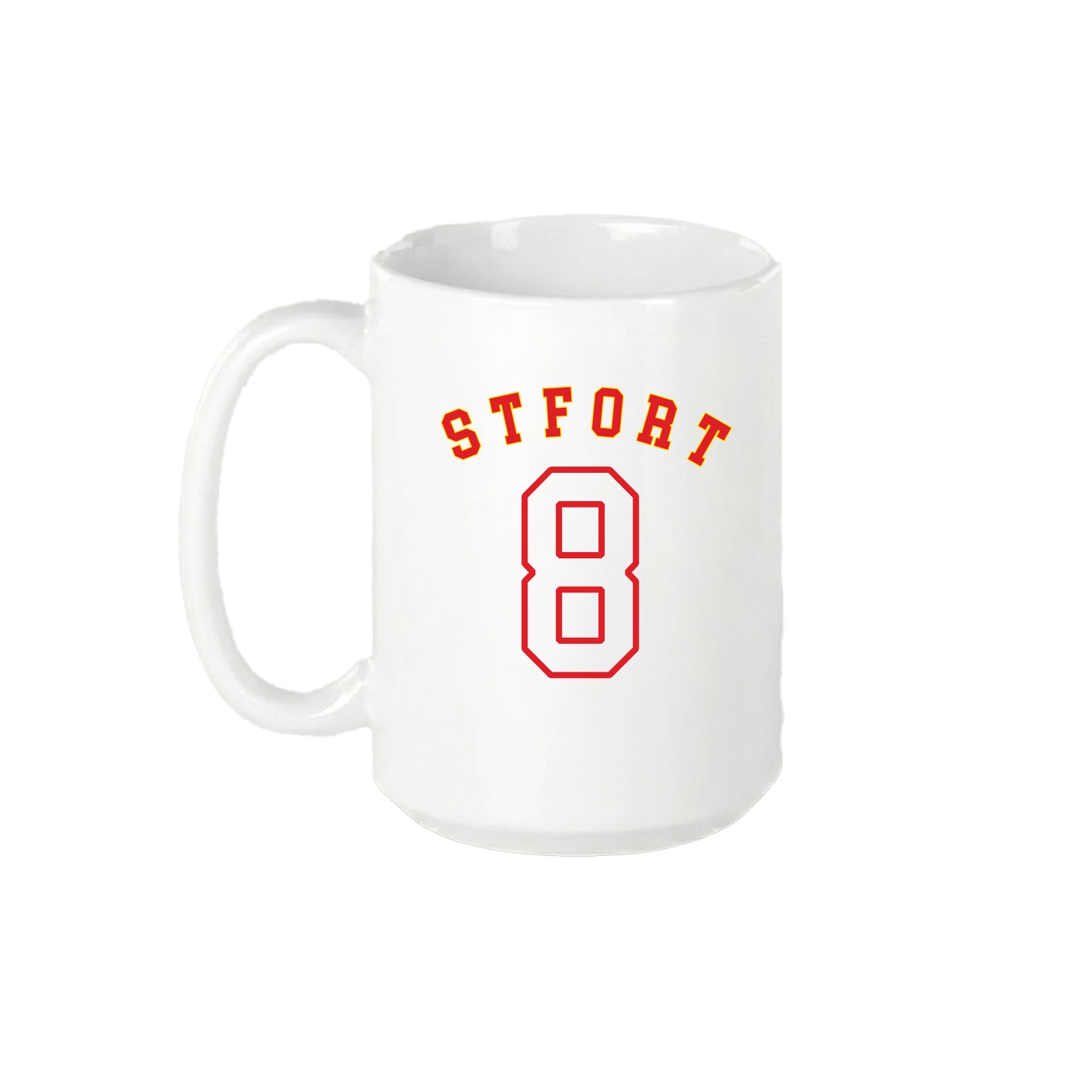 15oz Coffee Mug — Shirsey Arch in White