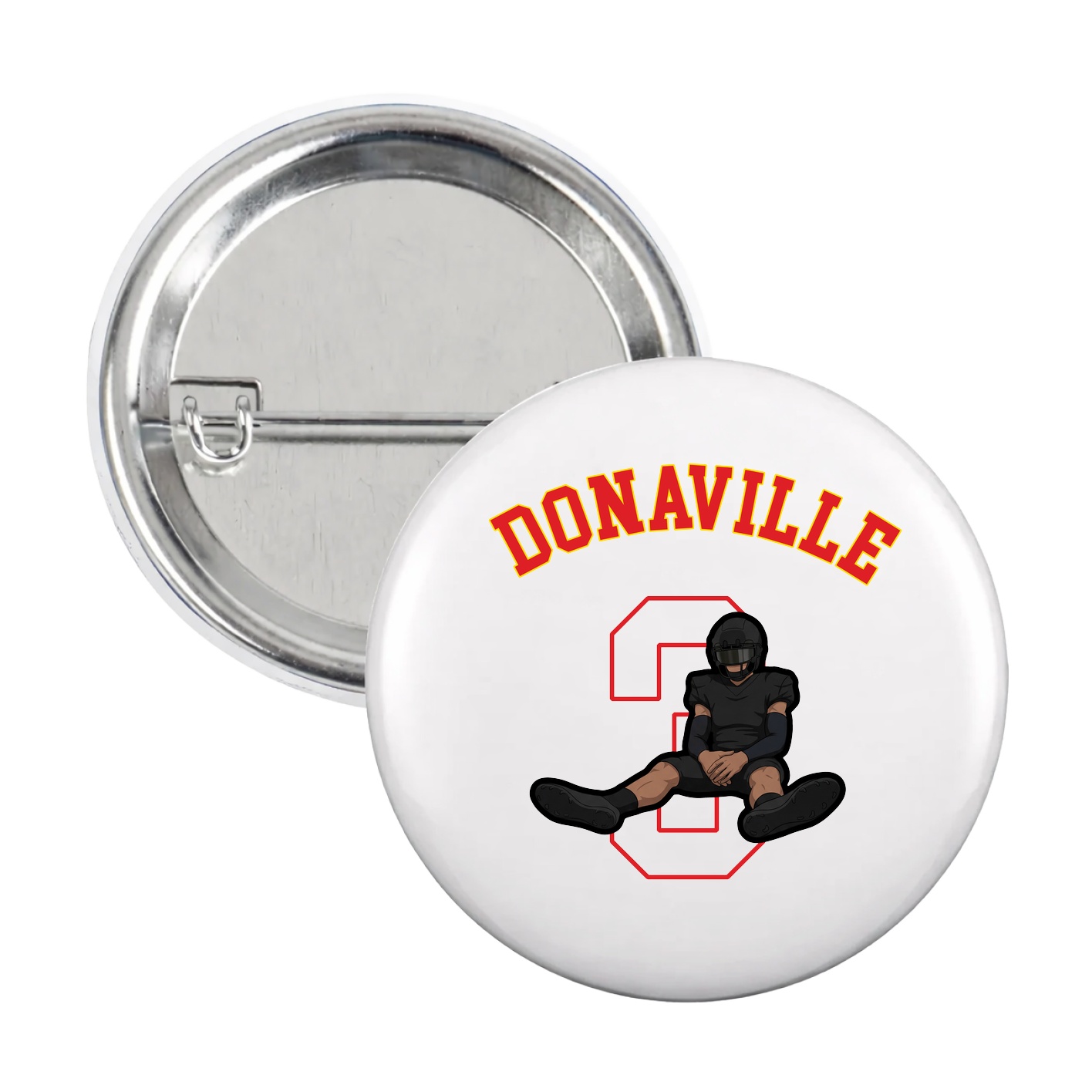 Game Day Button — Shirsey Arch in White