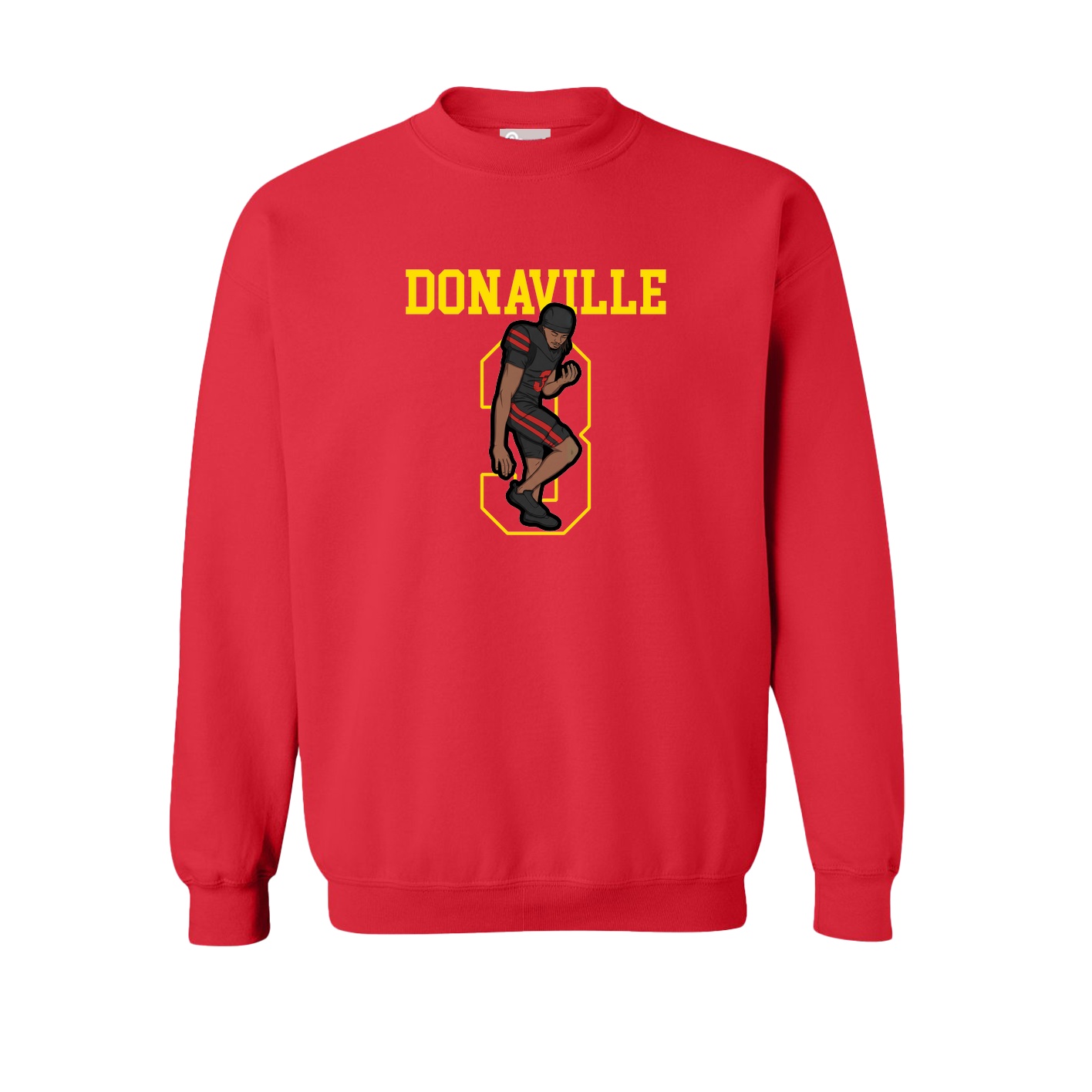 Fleece Crew — Shirsey in Red