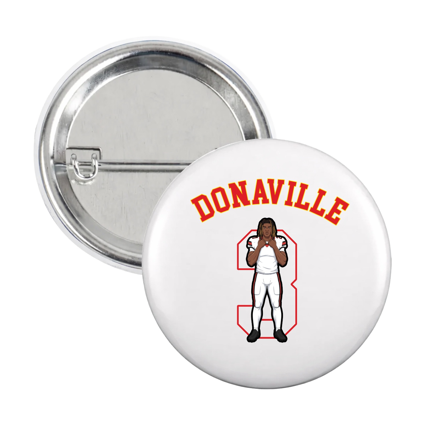 Game Day Button — Shirsey Arch in White