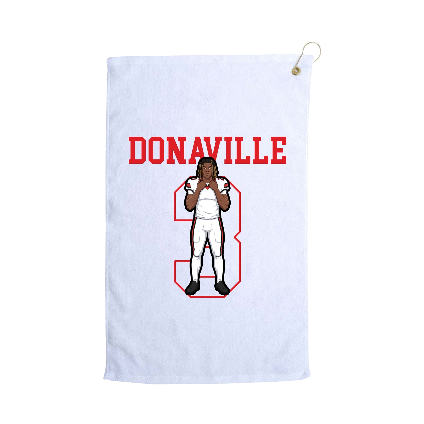 Golf Towel — Shirsey in White